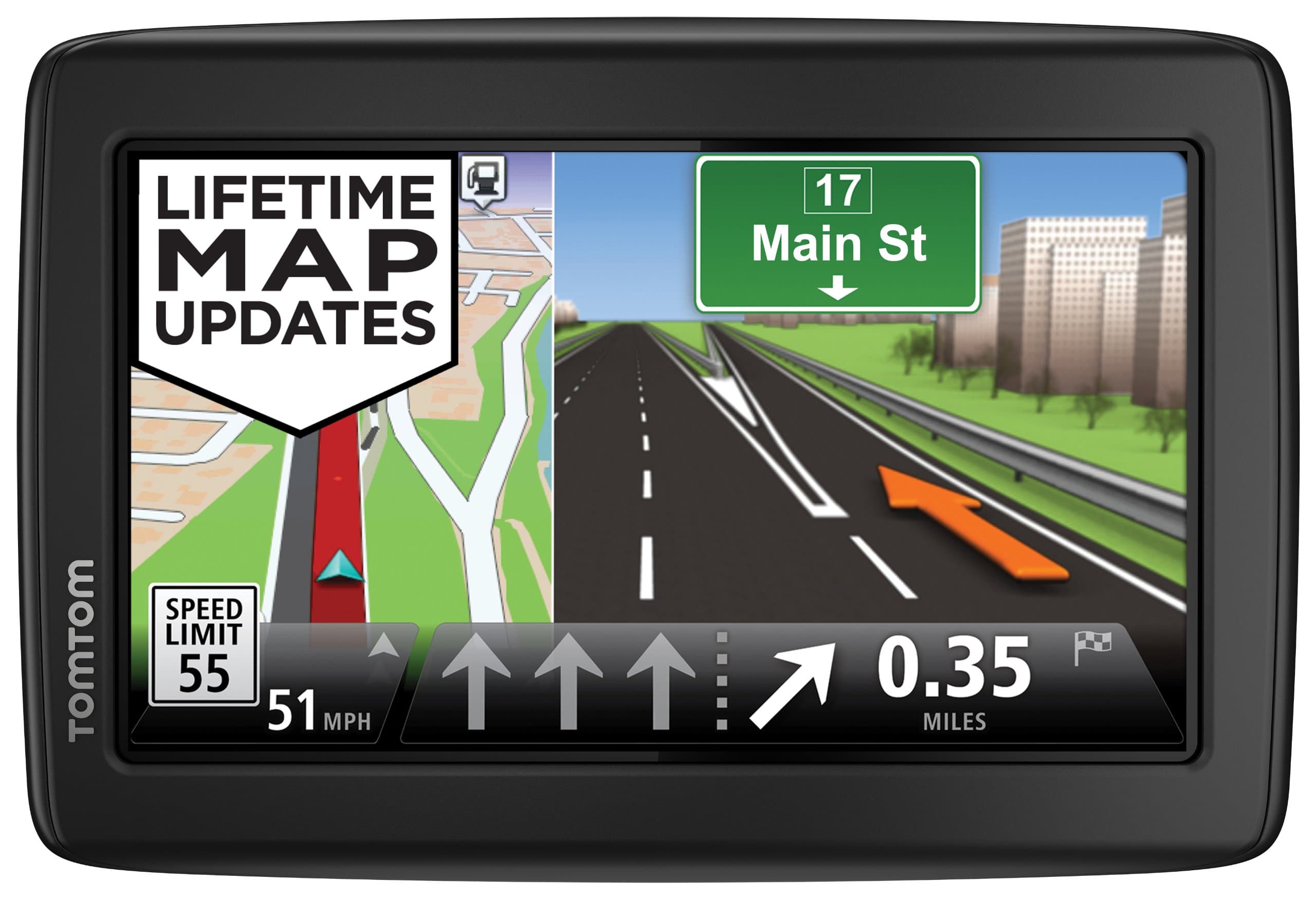 TomTom Incorporated 1EN5.019.13 TomTom VIA 1505M World Traveler Edition 5-Inch Portable Touchscreen Car GPS Navigation Device - Lifetime US, Canada, Mexico, and Europe Maps