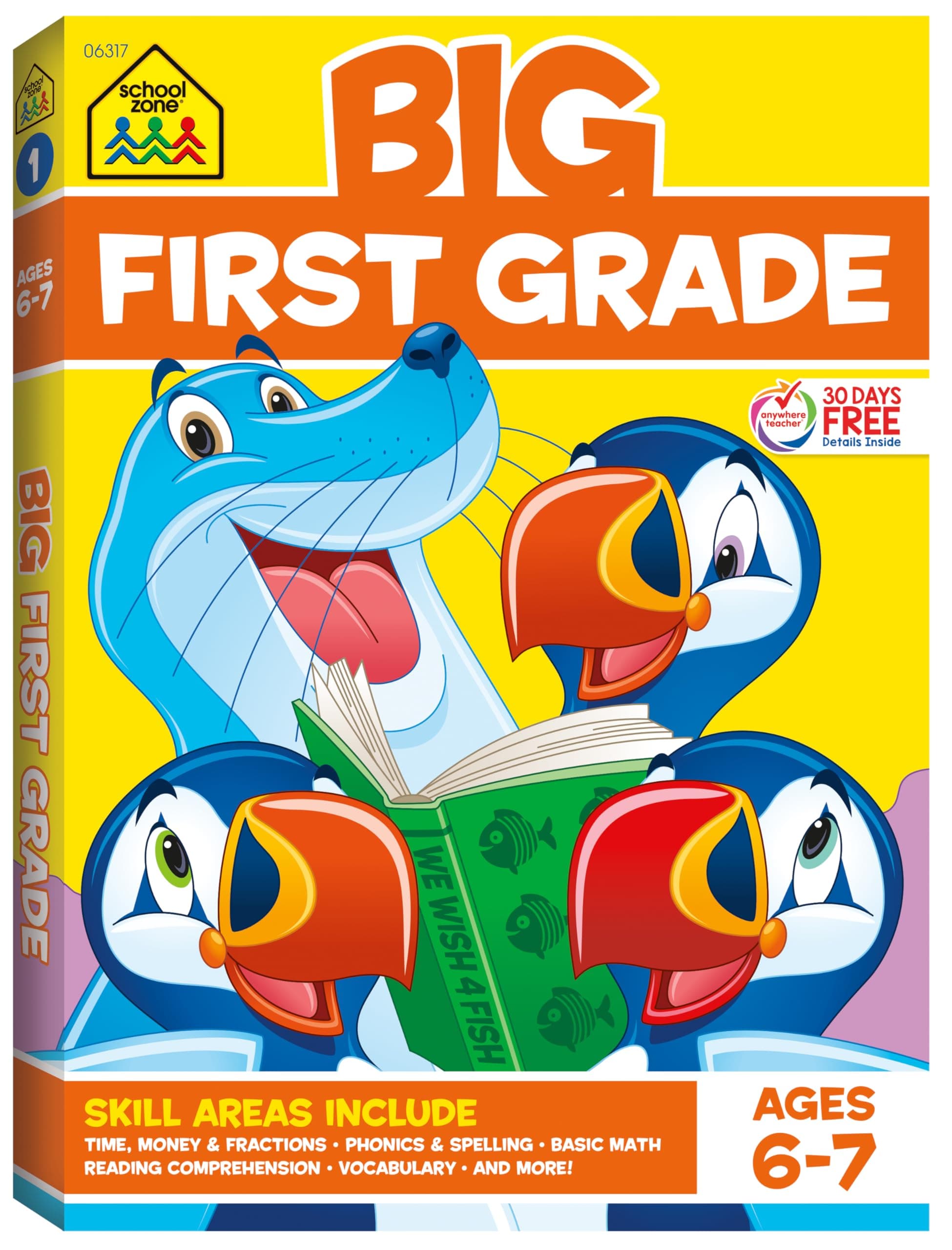 School Zone Big First Grade Workbook
