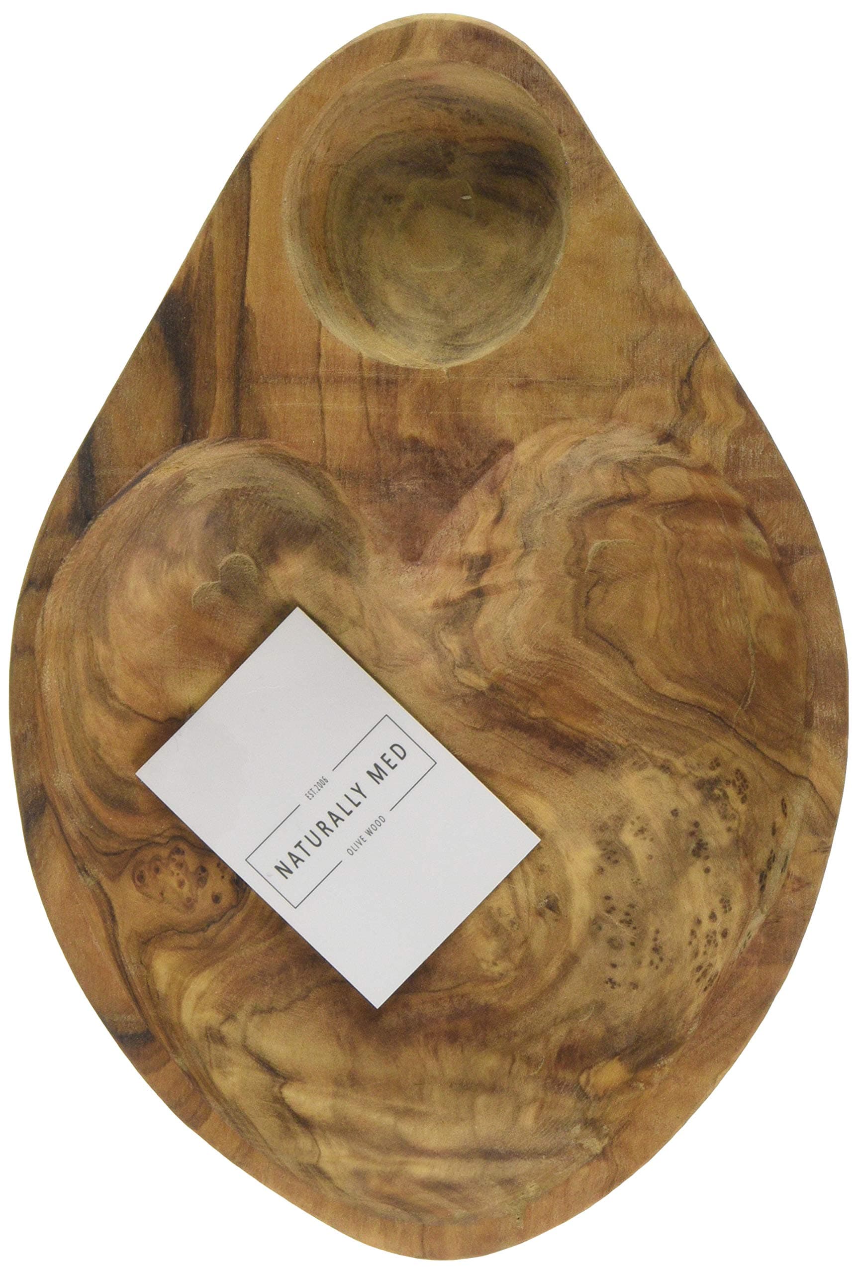 Naturally Med NM/OL017 Olive Dish, Brown