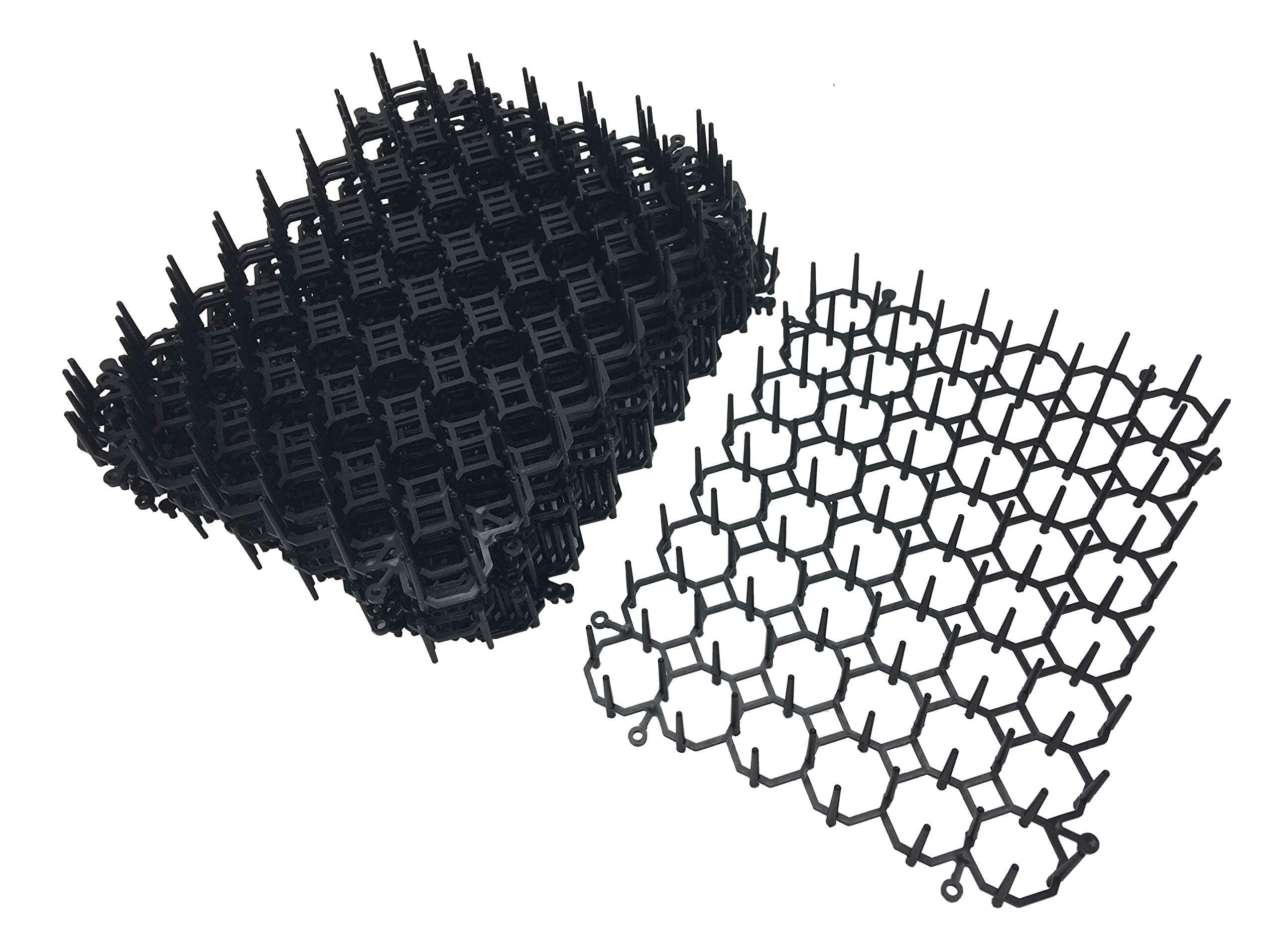 Cat Scat Mat Cat Repellent Mat Plastic Spike 5×5×1 Inches, 12 Pack