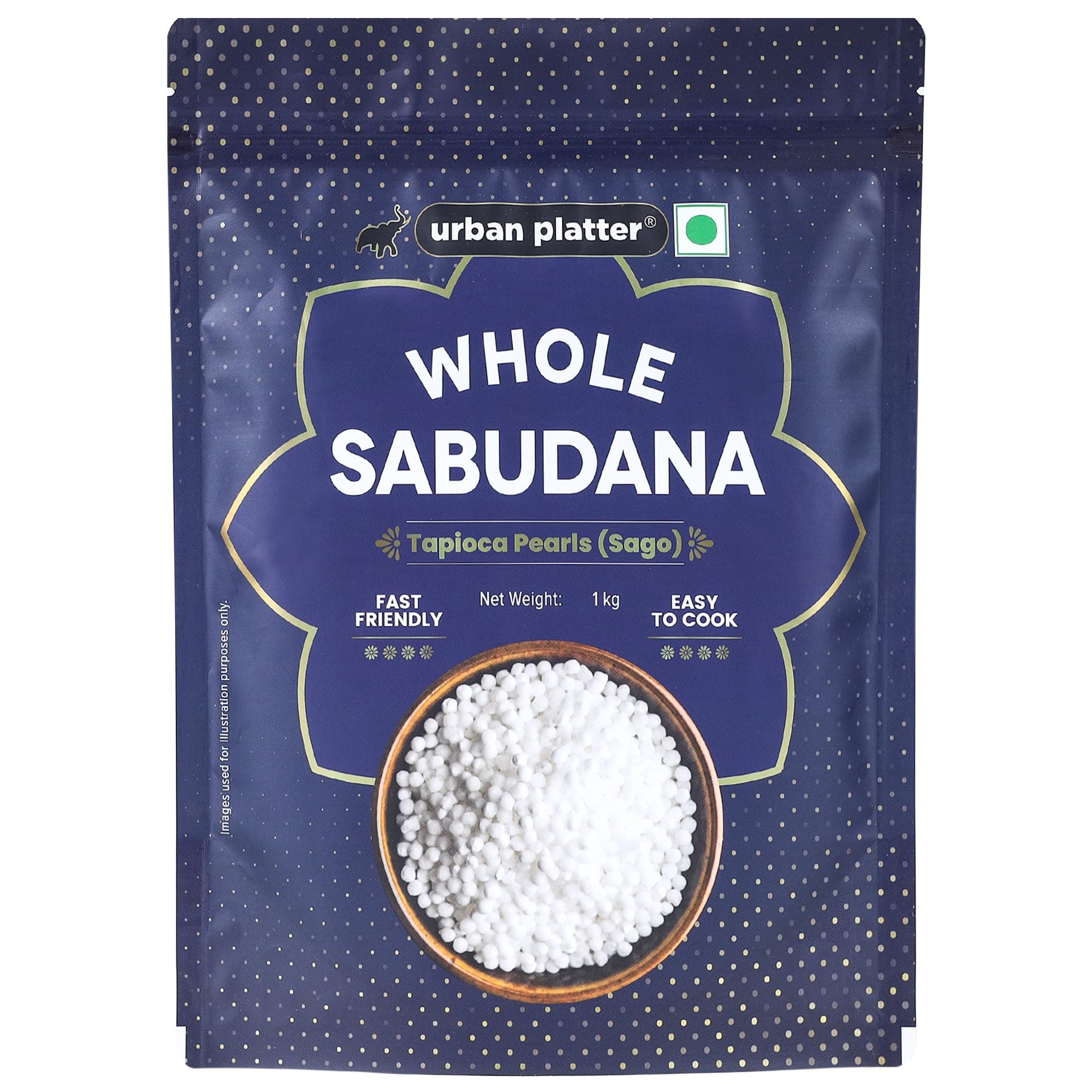 Urban Platter Tapioca Pearls Sabudana Sago, 1000 g