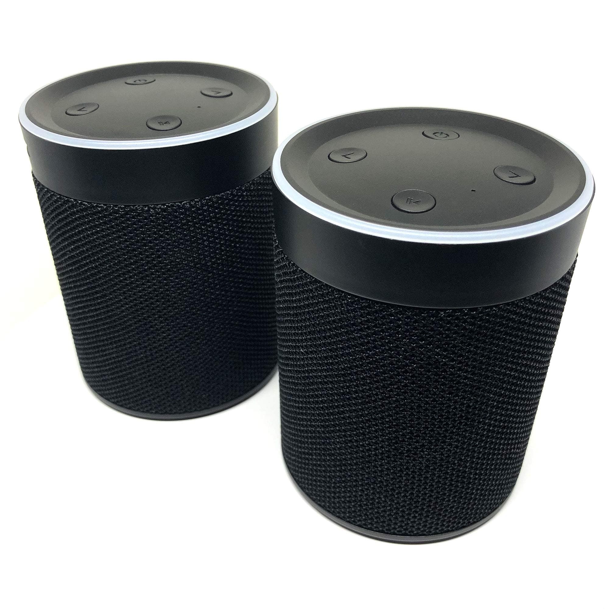 True Wireless Speakers: TWS Portable Twin Bluetooth Mini Stereo Speaker Dual Set Big Bass for Apple iPhone iOS Google Android Samsung Galaxy Nexus Smart Phones Laptops MAC PC Tablets Smartphones Echo