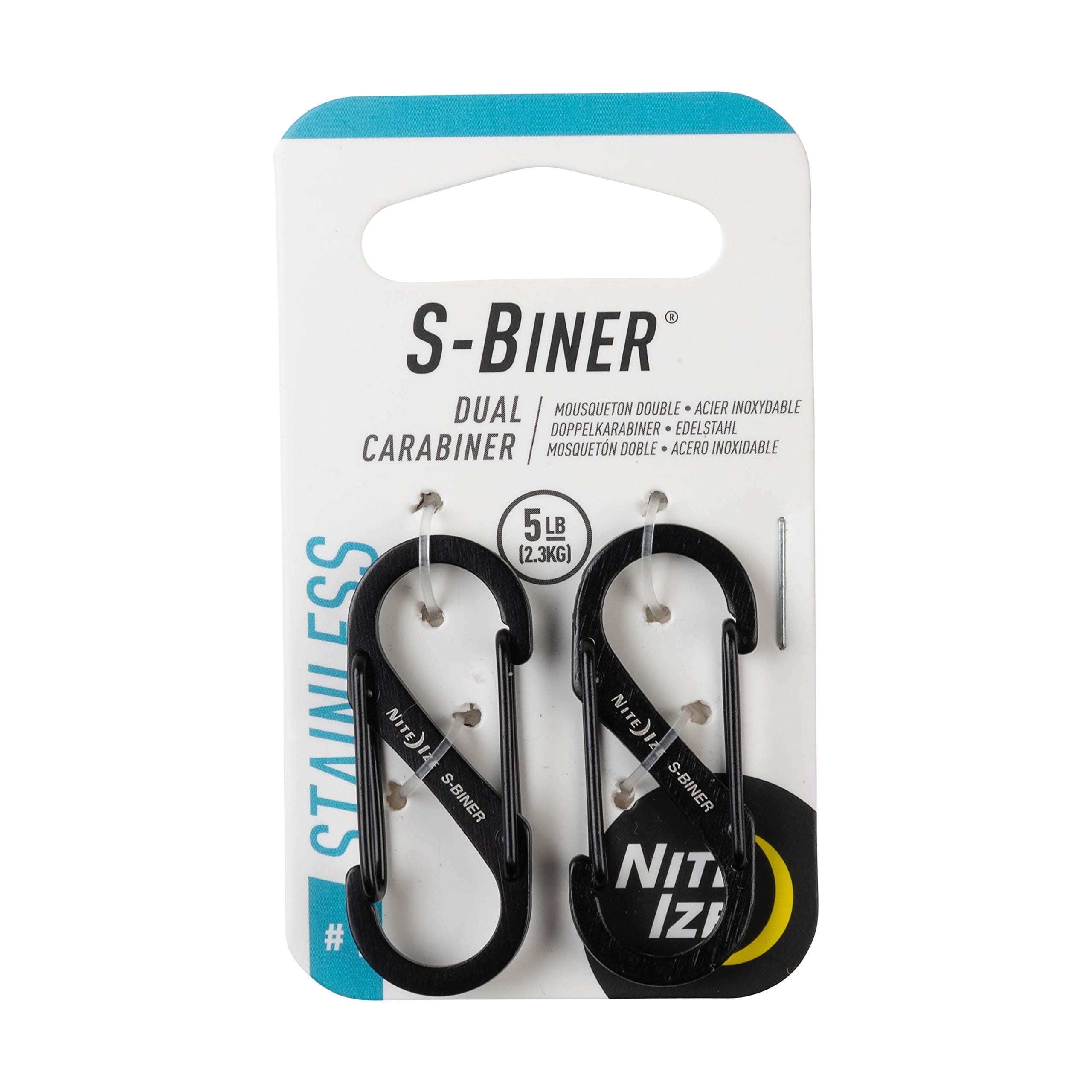 NITEIZE S-Biners Stainless #1 [Set of 2]