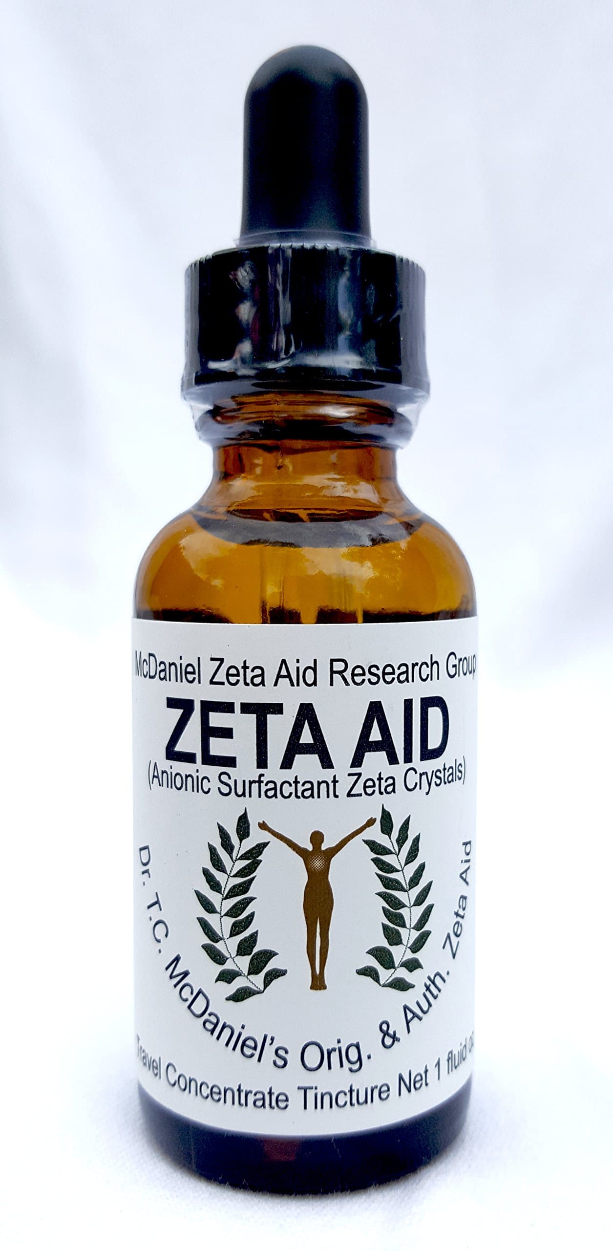 Zeta Aid Tincture - Dr. TC McDaniel’s Original and Authorized Zeta Aid - 1 oz Travel Bottle