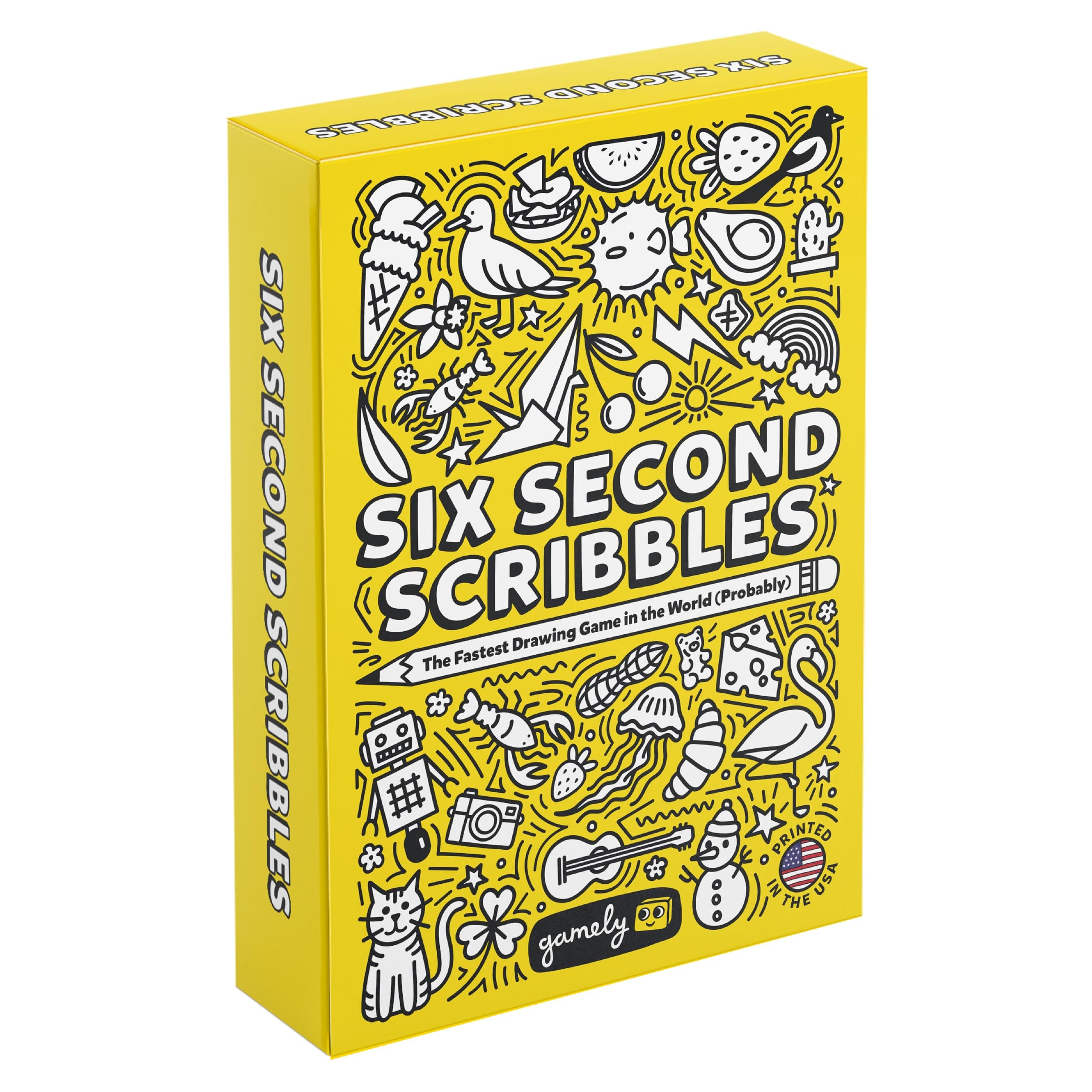 Six Second Scribbles: The frantically Fast and fantastically Fun Drawing Game | A Family Friendly Party Game for Children, Teens and Adults (Big Box)