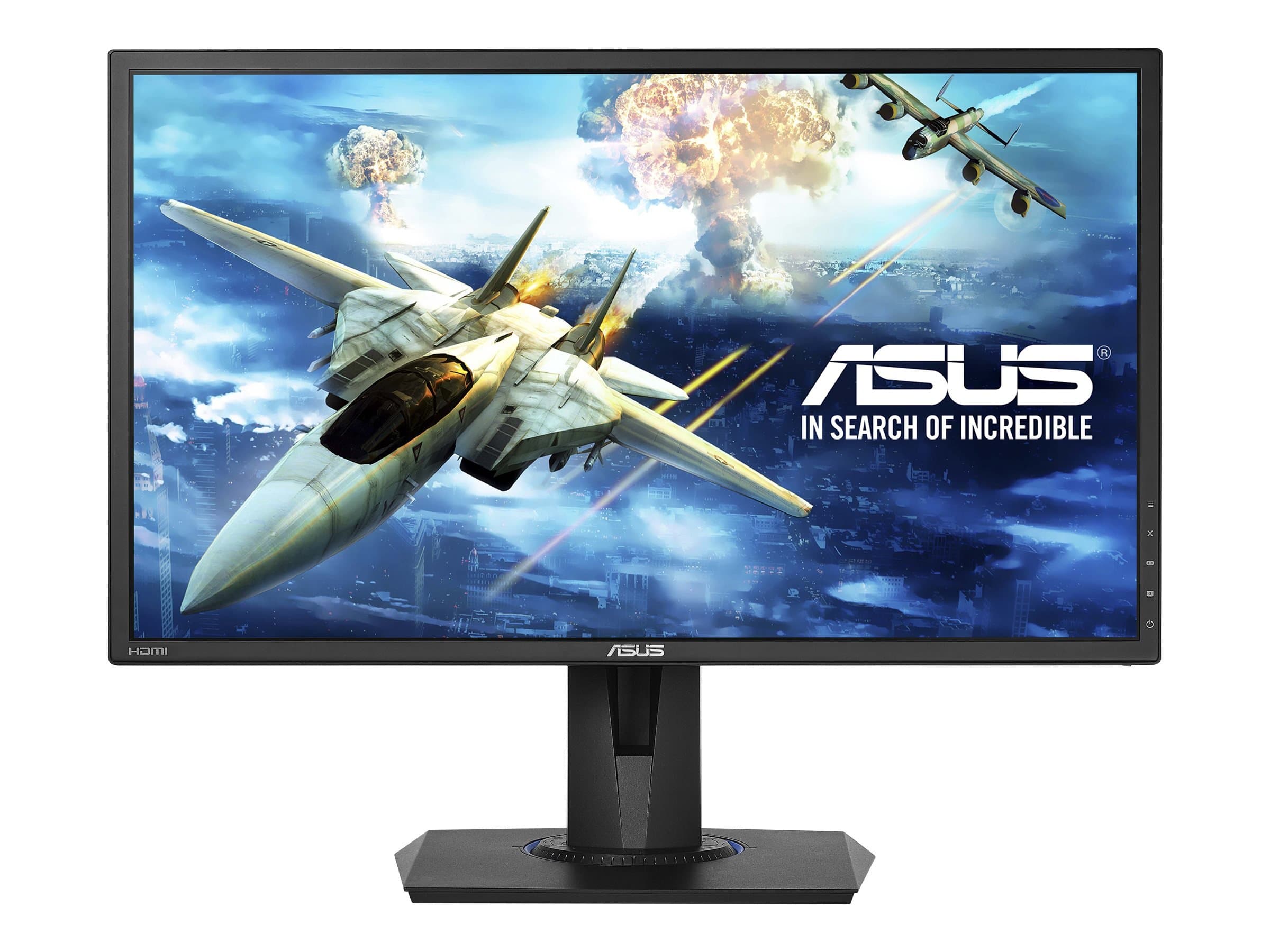 ASUS VG245H 24 inchFull HD 1080p 1ms Dual HDMI Eye Care Console Gaming Monitor with FreeSync/Adaptive Sync, Black, 24-inch