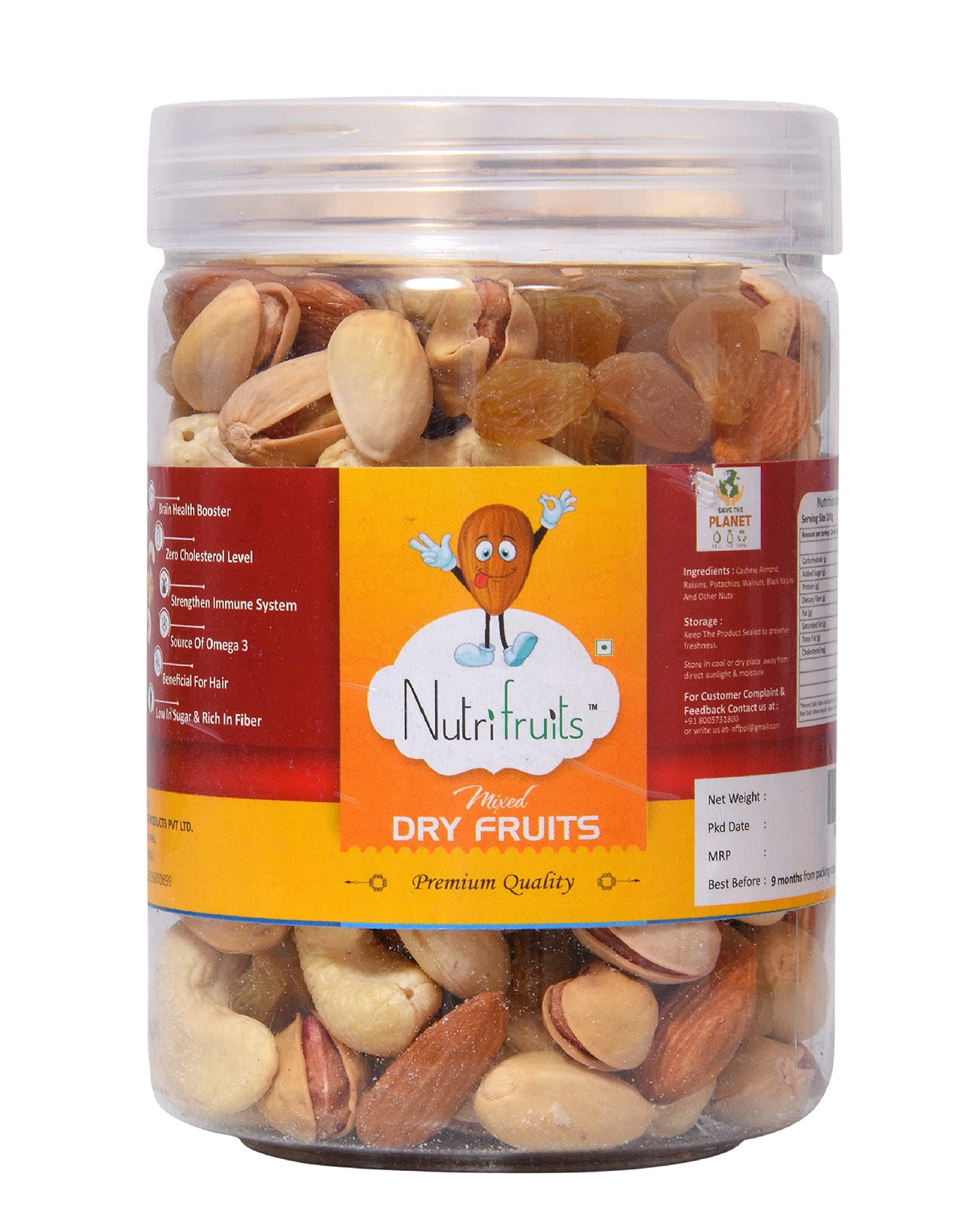 Nutrifruits Mix Dry Fruits (Magic Box Of Superfood, Perfectly Mixed For Better Health) (400 gram)