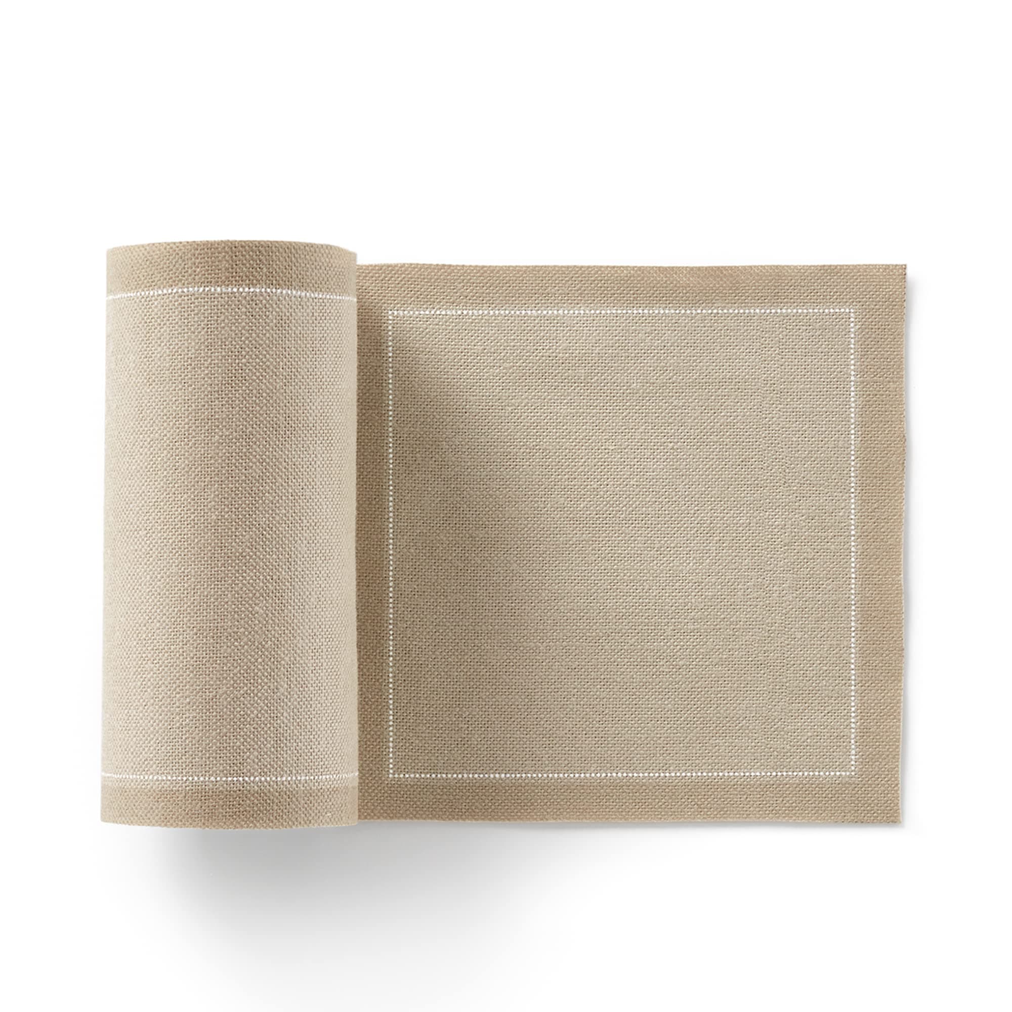 MYdrap "SA11/603-2" Cocktail Napkins, Cotton, Brown, 11x11 cm