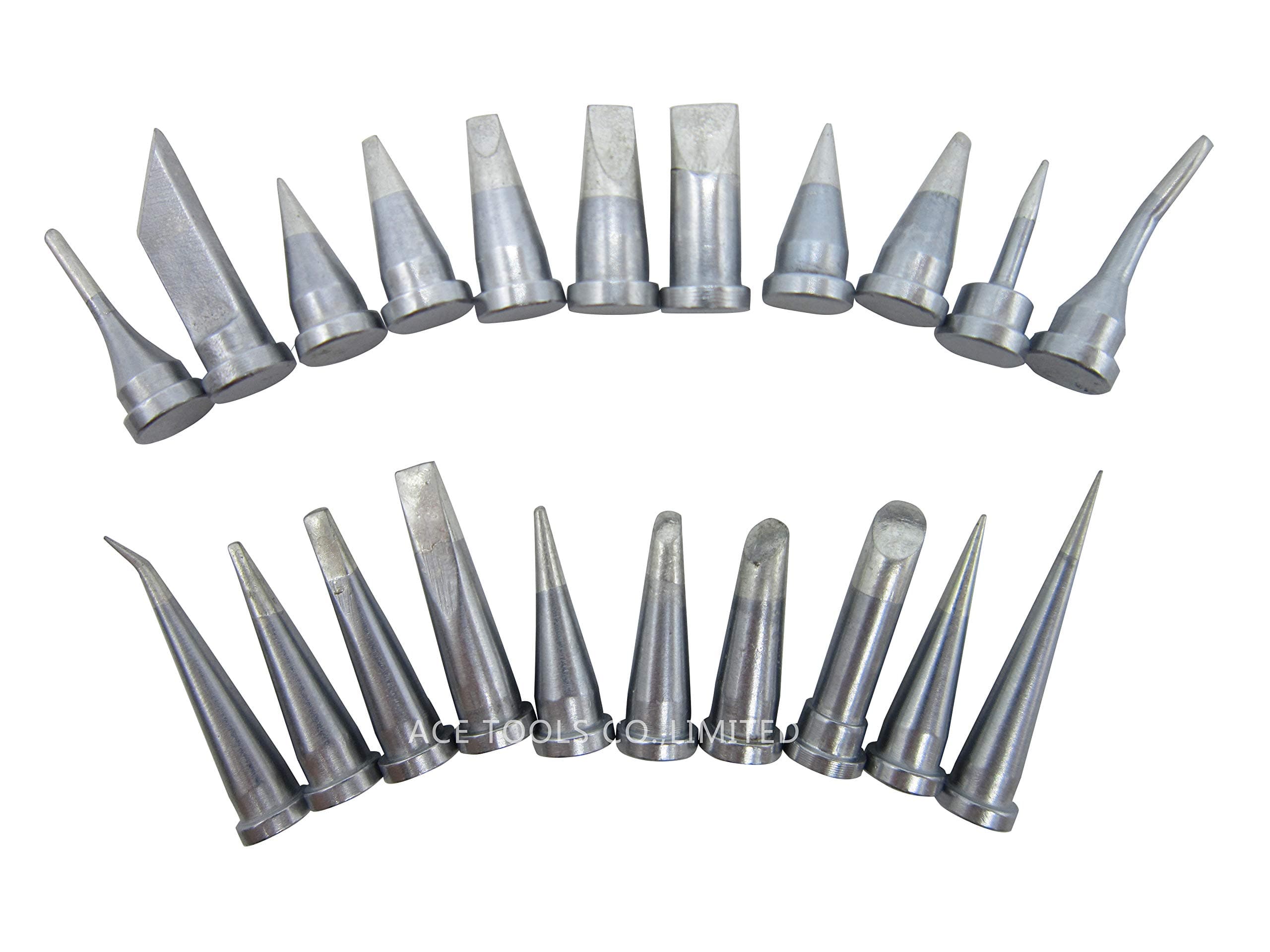 21 PCS Weller LT Replacement Soldering Tips for WP80, WSP80, WSFP8 WD1000,WD2000,WSD81,WS81,WSF81D8,WS81D5 Solder Iron Handle Tip (Brand"AiCE Tls")