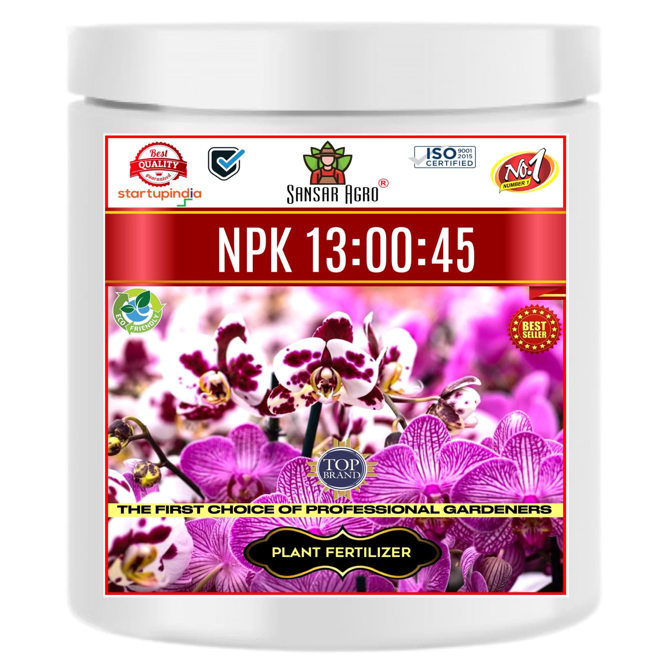 Sansar Agro Npk 13:00:45 Granule For Plants (900 Gm)