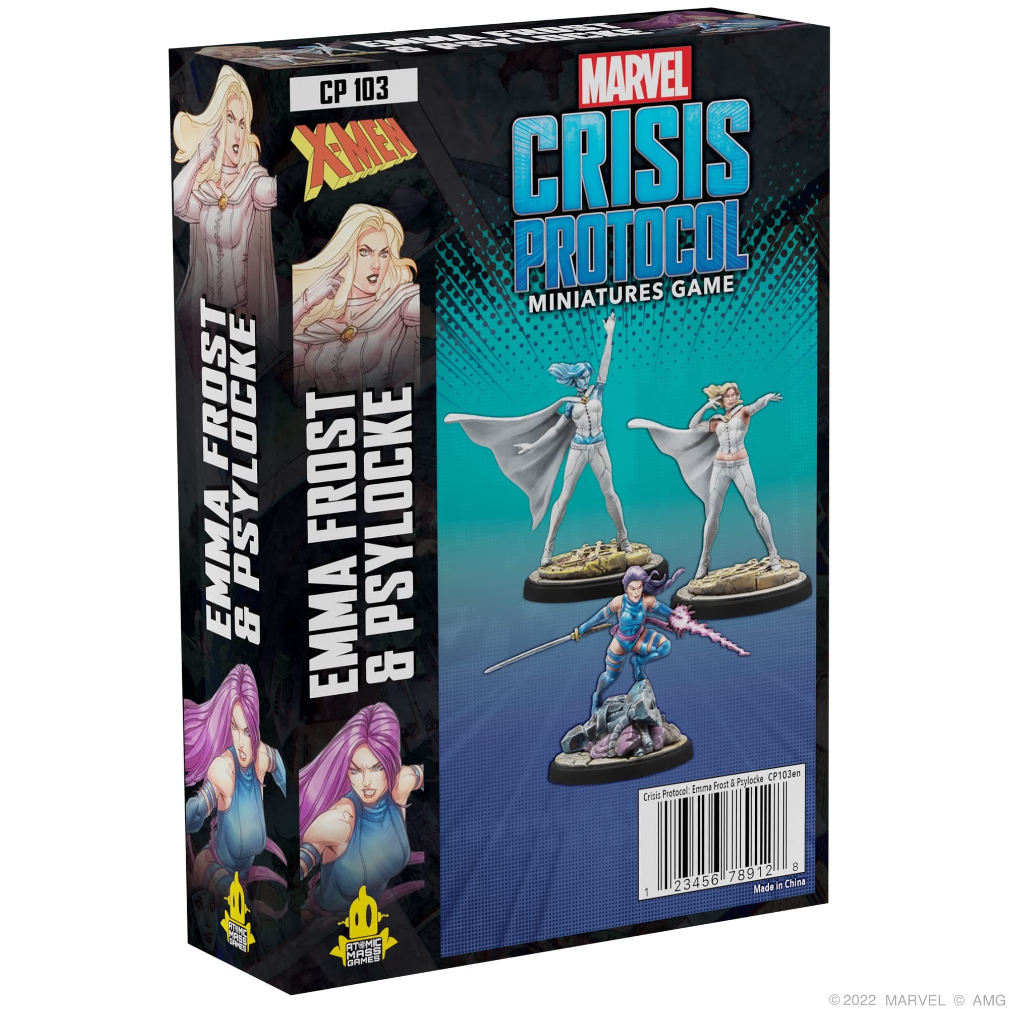 Marvel: Crisis Protocol Emma Frost and Psylocke CHARACTER PACK - Psychic Mutants Unleashed! Tabletop Superhero Game, Ages 14+, 2 Players, 90 Minute Playtime, Made by Atomic Mass Games