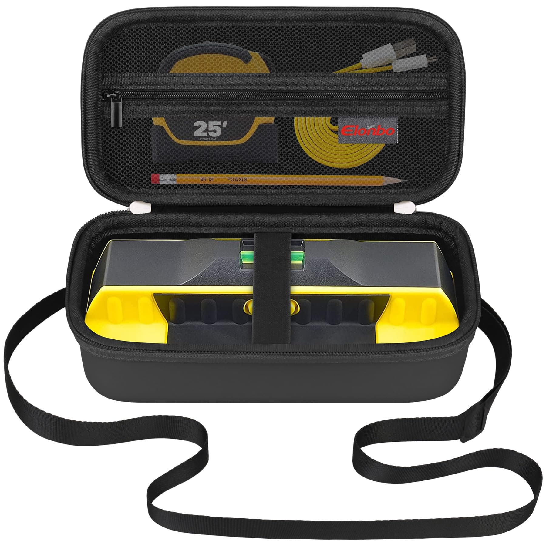 Carrying Case for Franklin Sensors ProSensor M210 / M150 / 710/710+ / T13 Professional Stud Finder, Franklin Sensors Professional Stud Finder Hard Travel Holder Storage Bag. Yellow
