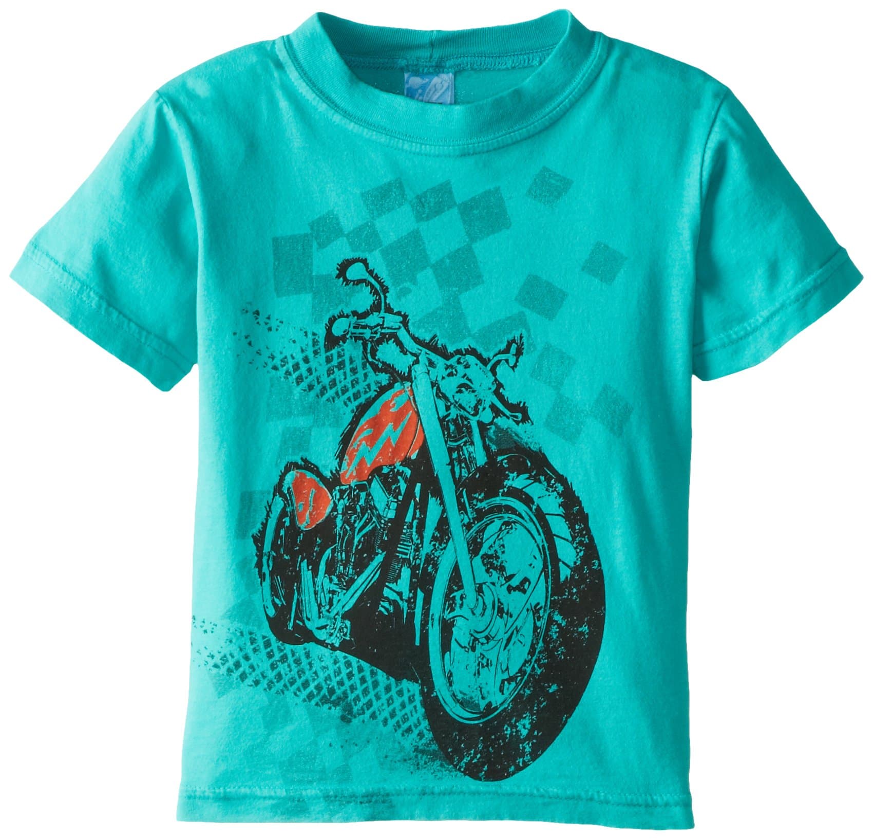 Charlie Rocket Little Boys' Cr Motorcycle T-Shirt