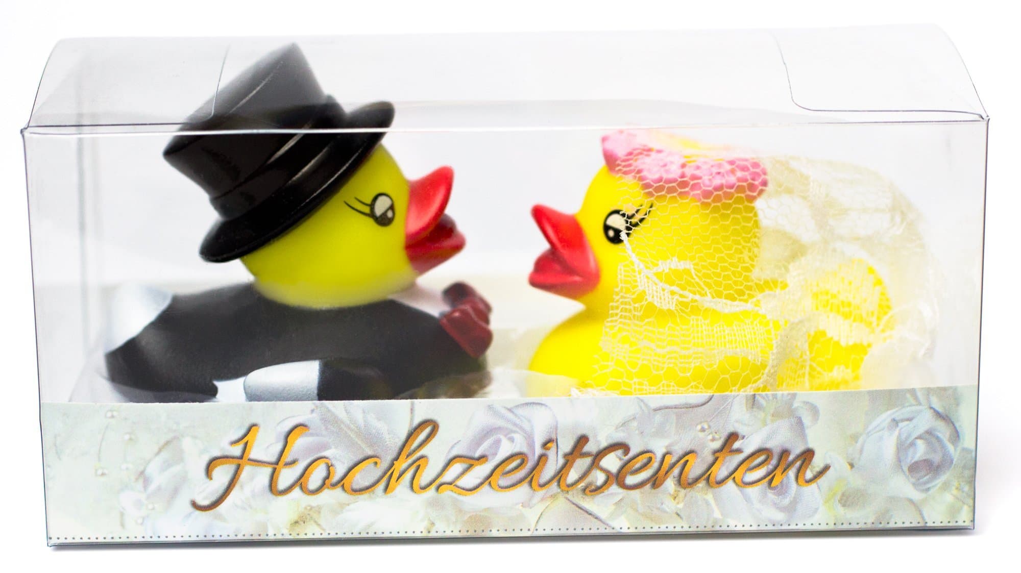 Rubber Ducks Bride and Groom | Gift and Cake Decoration | Wedding Bath Gadget
