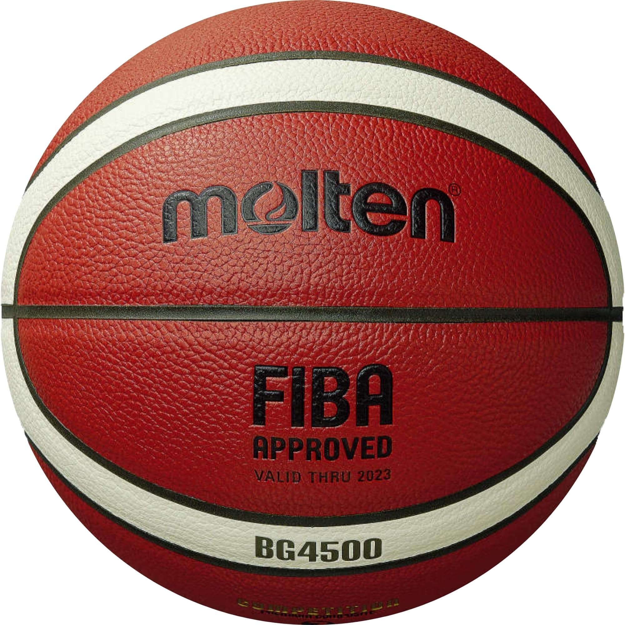 Molten Basketball I BG4500 BG4550 The Official Game Ball of British Hoops! I Game-Ready Pebble I Premium Composite Leather I Super League Basketball