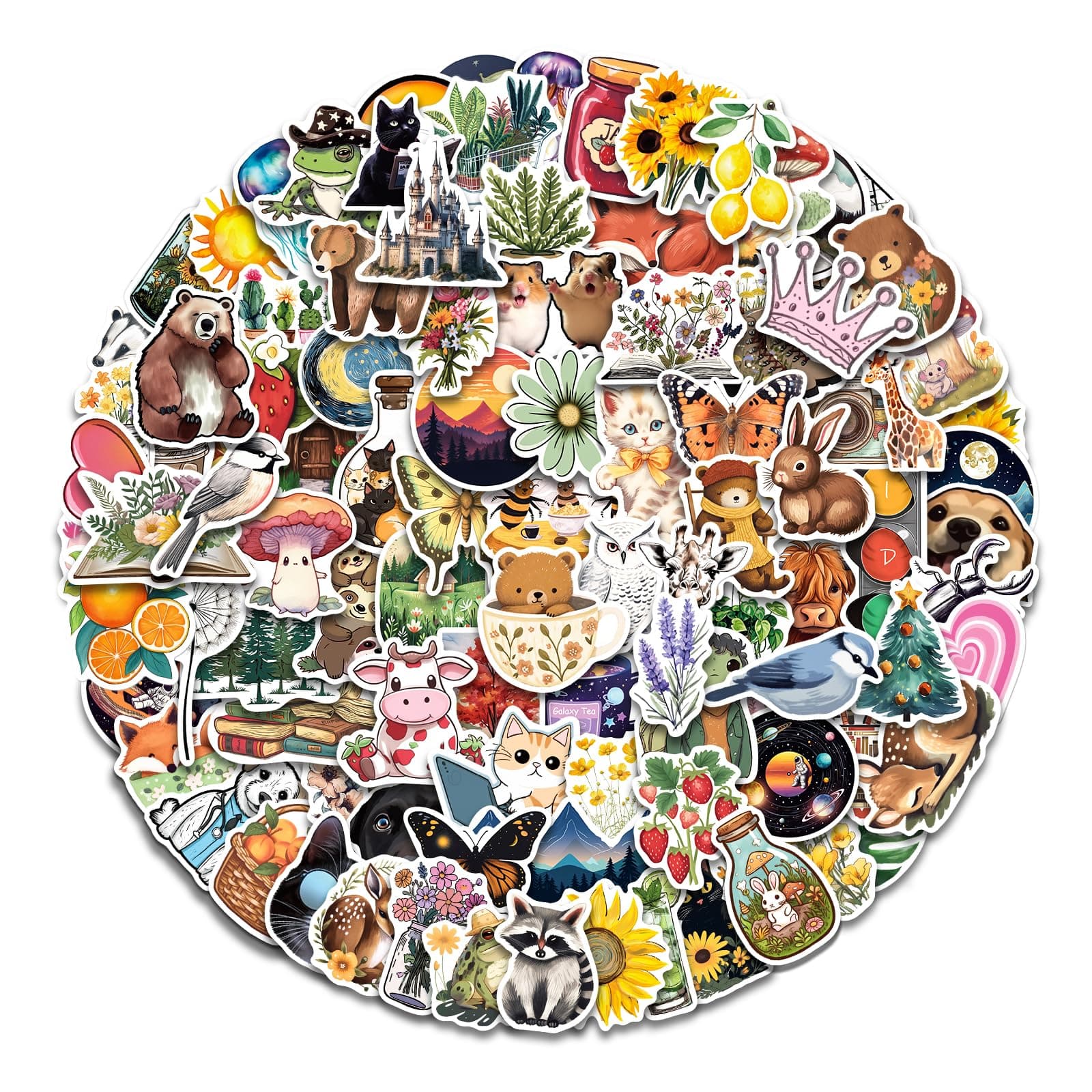 AOWDIAO 150 Pcs Aesthetic Stickers Pack - Waterproof, Durable Designs for Teens, Kids, and Adults - Ideal for Parties, Gifts, and School Projects