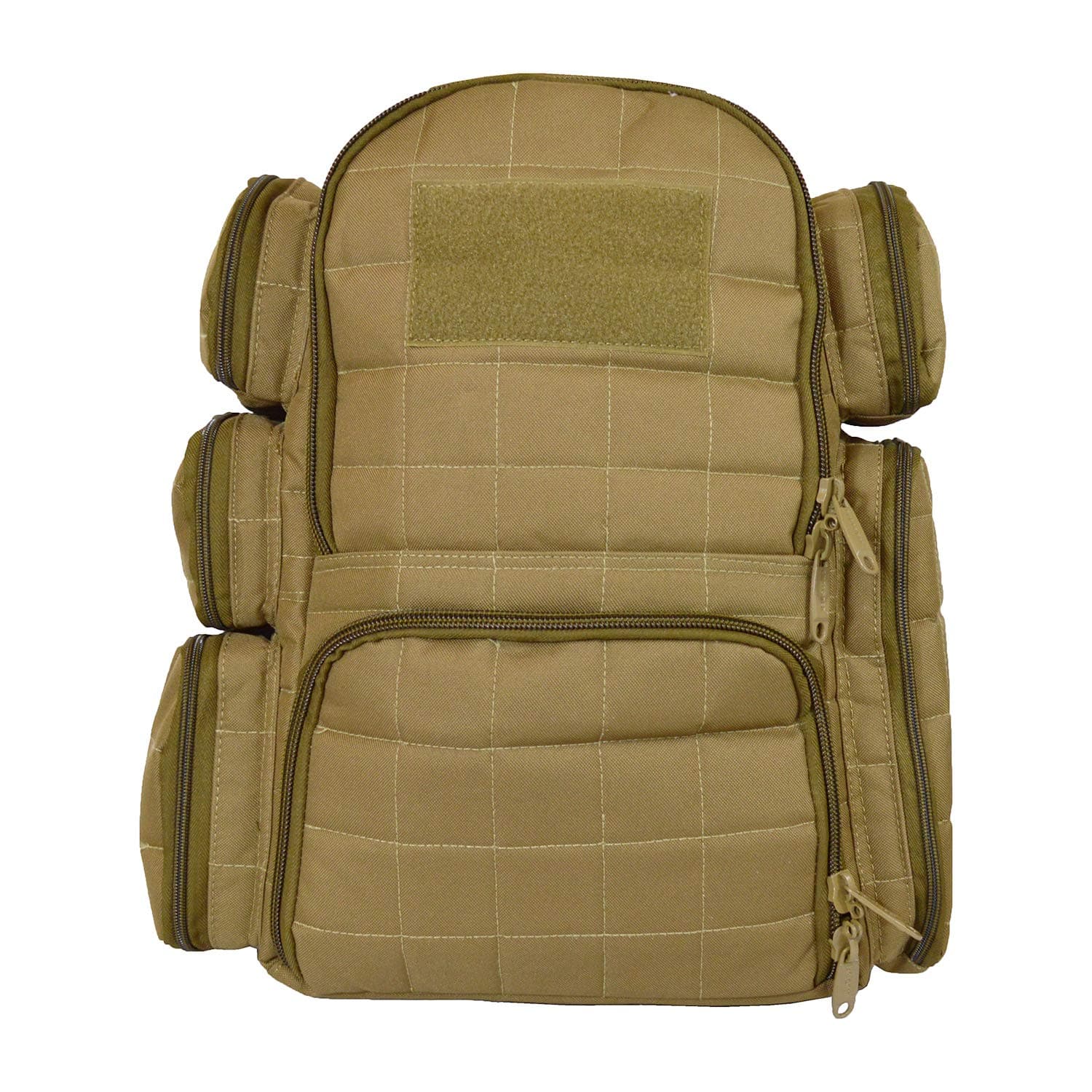 EXPLORERTactical Heavy Duty Range Backpack with Adjustable Compartments R4 Coyote Tan