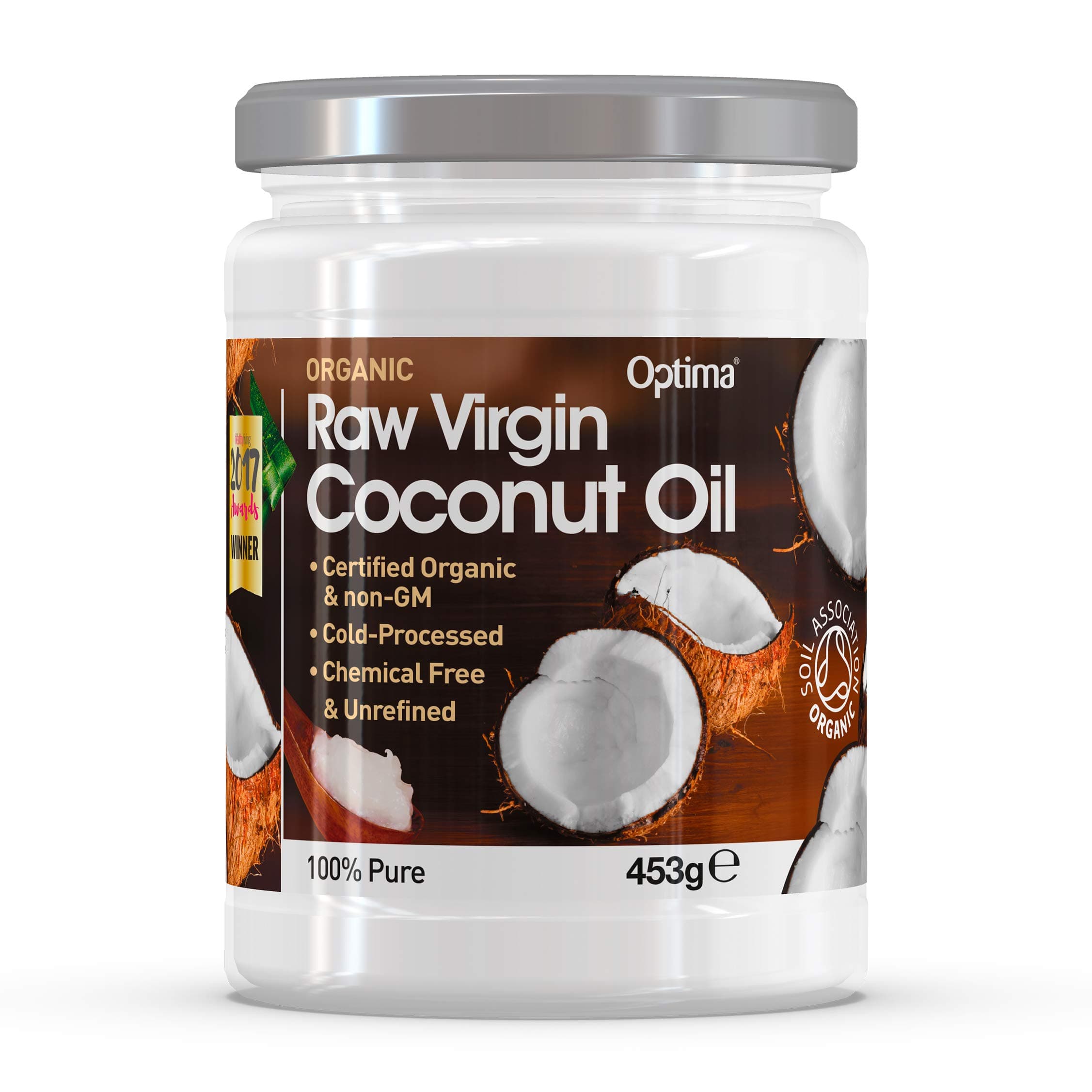 OPTIMA Organic Raw Virgin Coconut Oil, 500 ML
