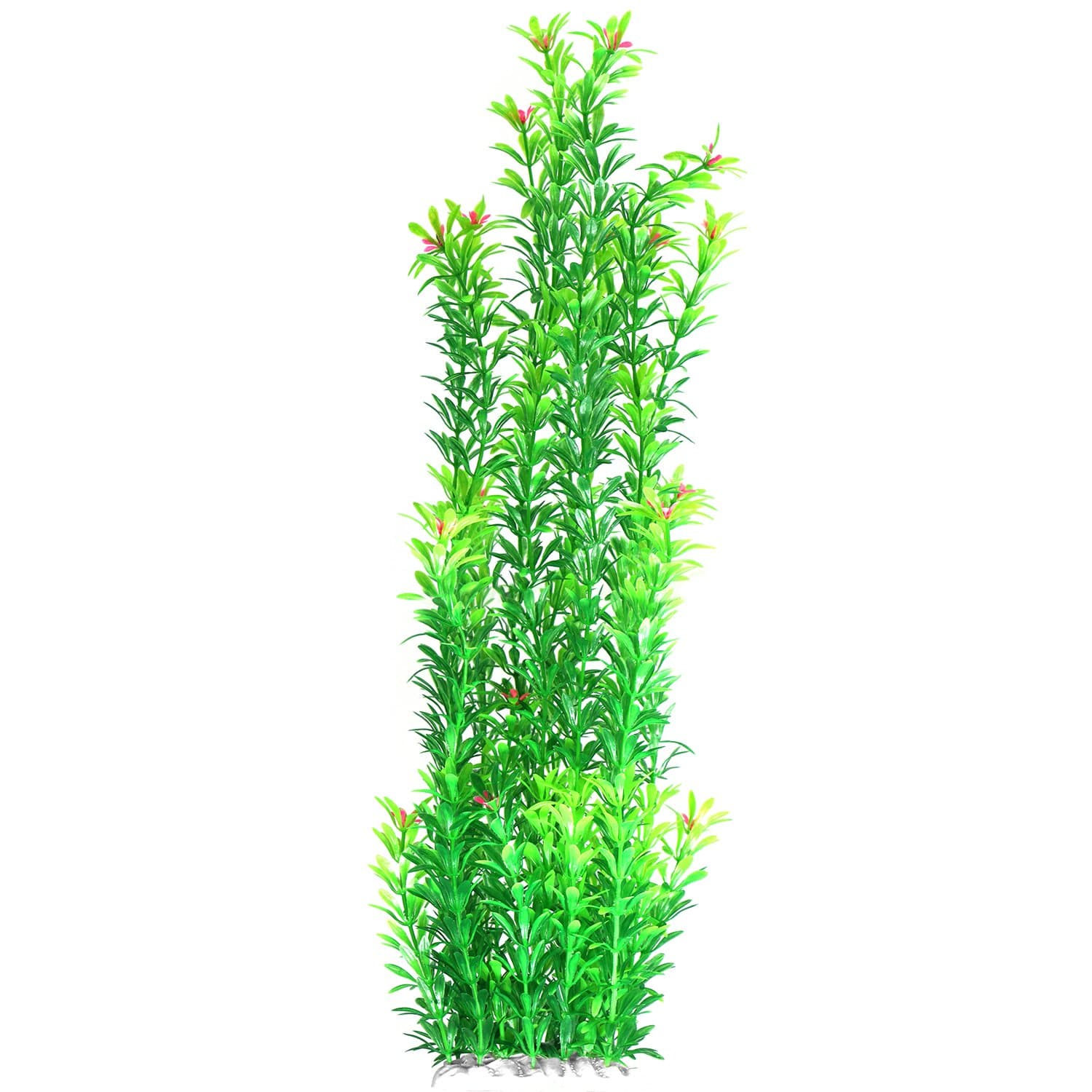 Tacobear Artificial Plastic Plant Green Aquarium Fish Tank Underwater Plant 20 inch Aquatic Plants