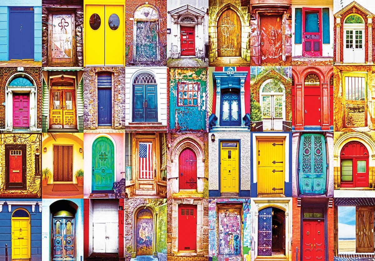 Kodak 1500 Piece - Colorful American Doors