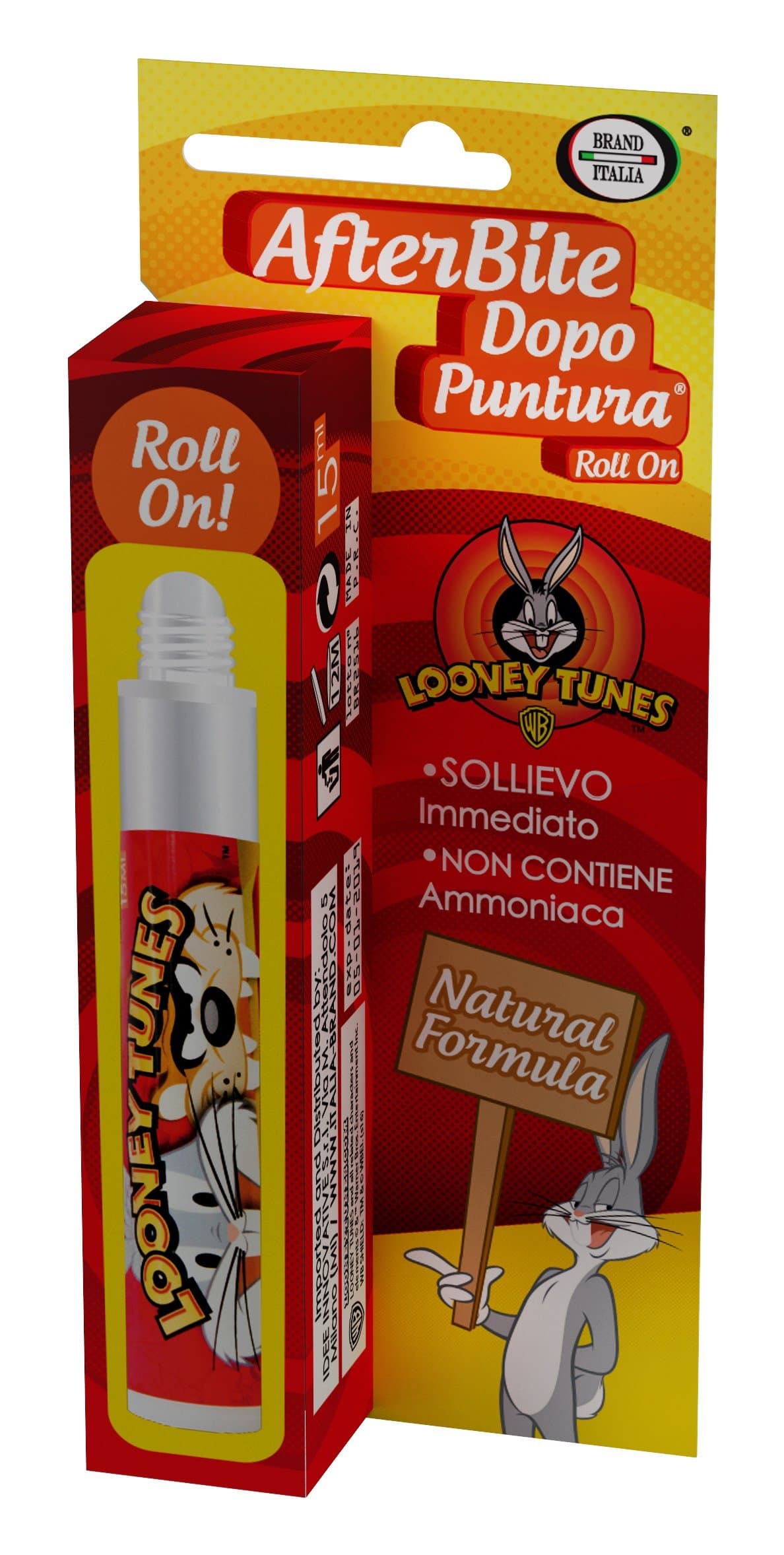 AfterBite (LOONEY TUNES Brand) 100% Natural Insect Bite/Sting Relief 15ml Roll On Pen