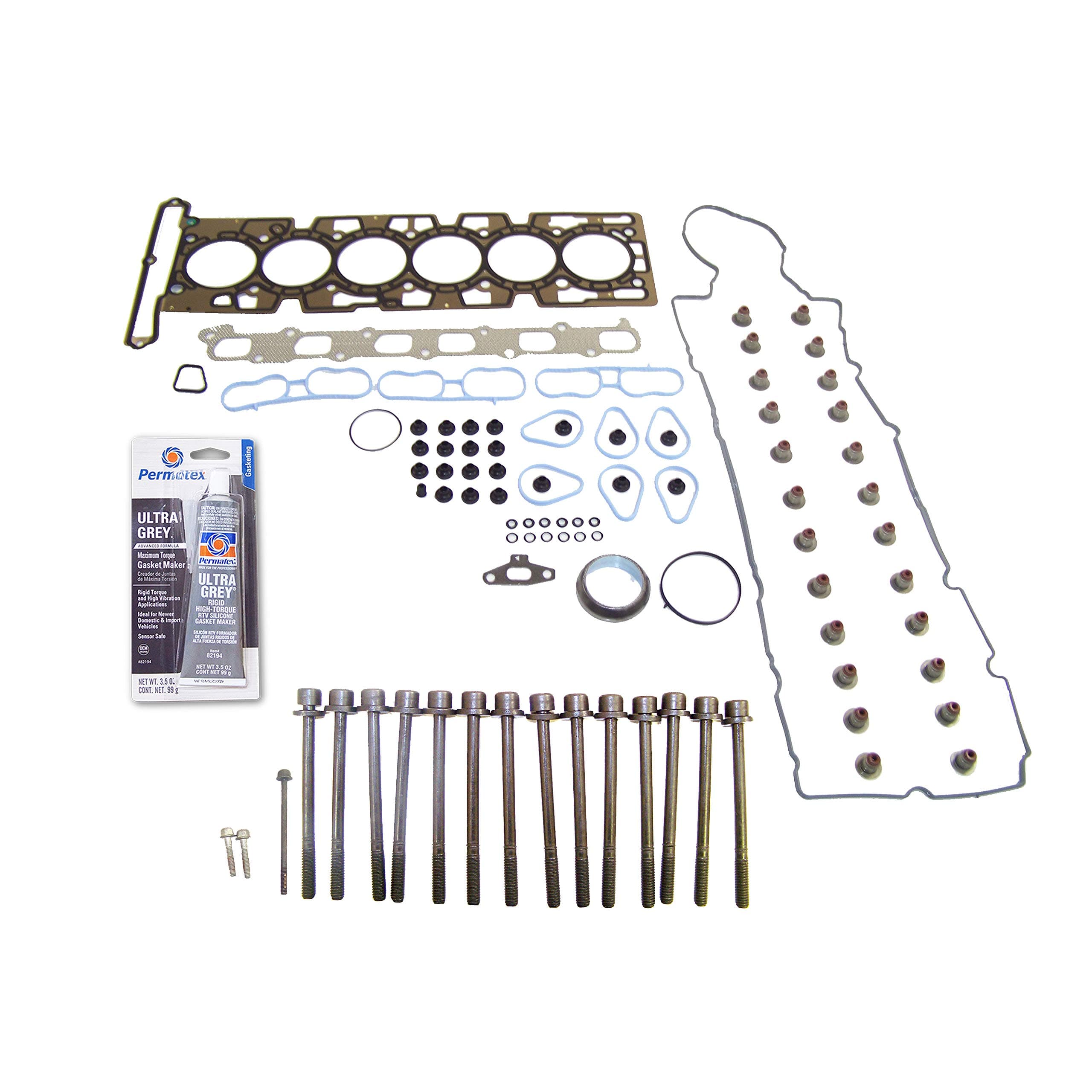 CPWK269 Head Gasket Set Bolt Kit Fits: 06-09 GMC Isuzu Ascender Saab 4.2L DOHC 24v VORTEC