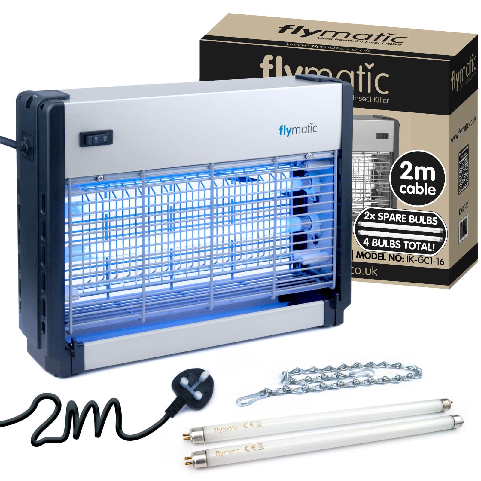 Professional Insect - Electric UV - Very Effective (16W (2x8W))