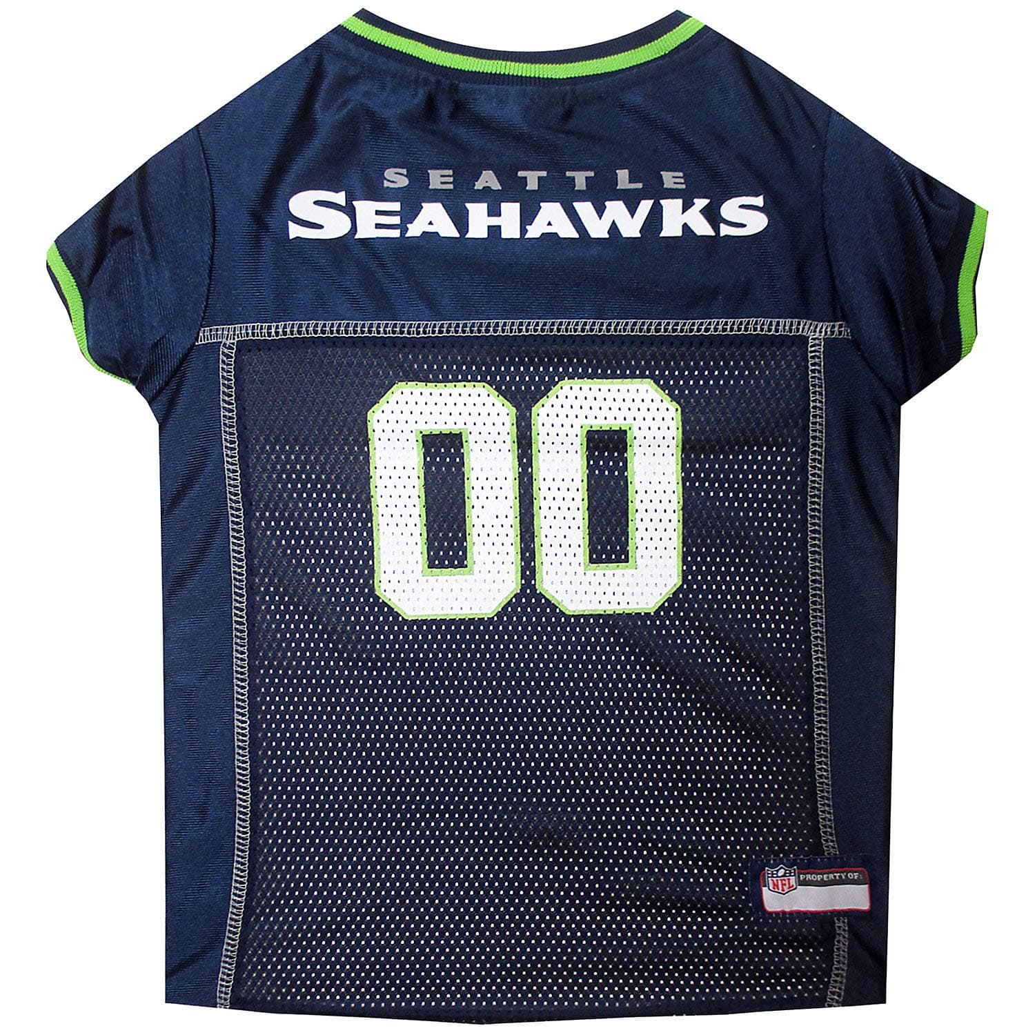 NFL Seattle Seahawks Steel Blue Mesh Pet Football Jersey