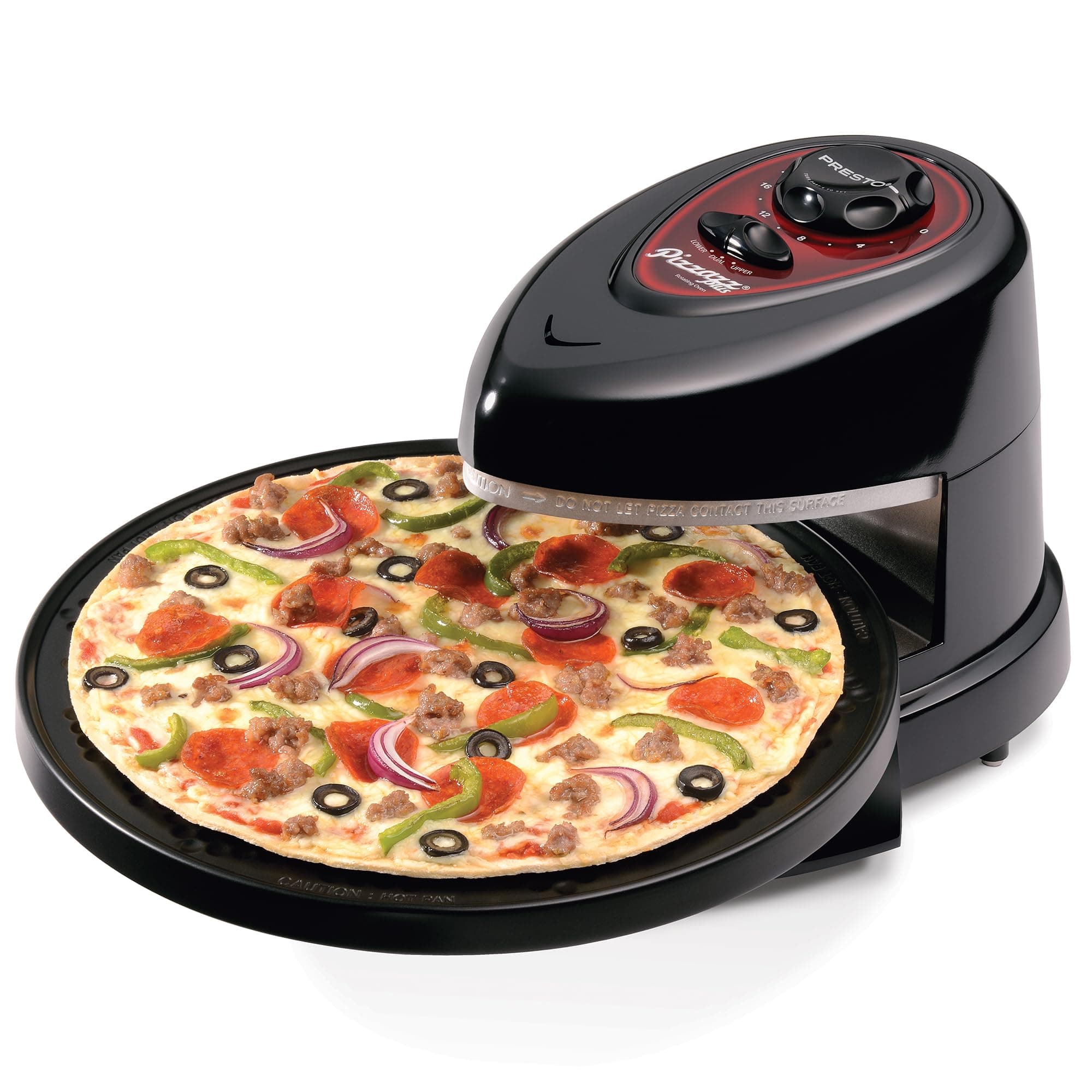 03430 Pizzazz Plus Rotating Oven, Black