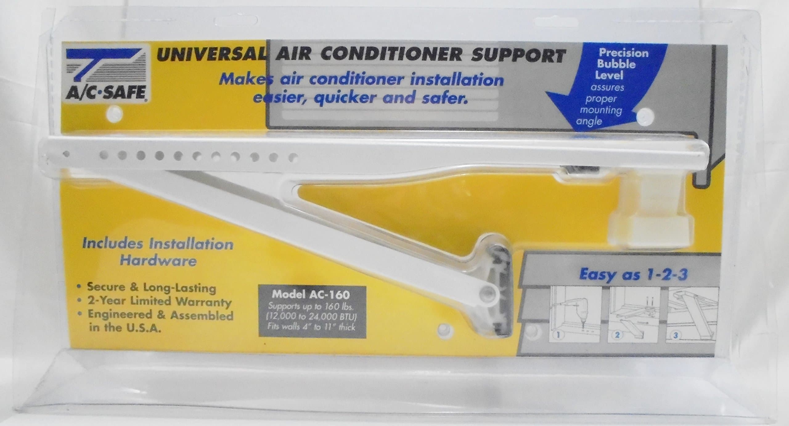 Outland Window Air Conditioner Mounting Bracket 4 " - 11 " T Walls Steel With Baked Epoxy Finish 160