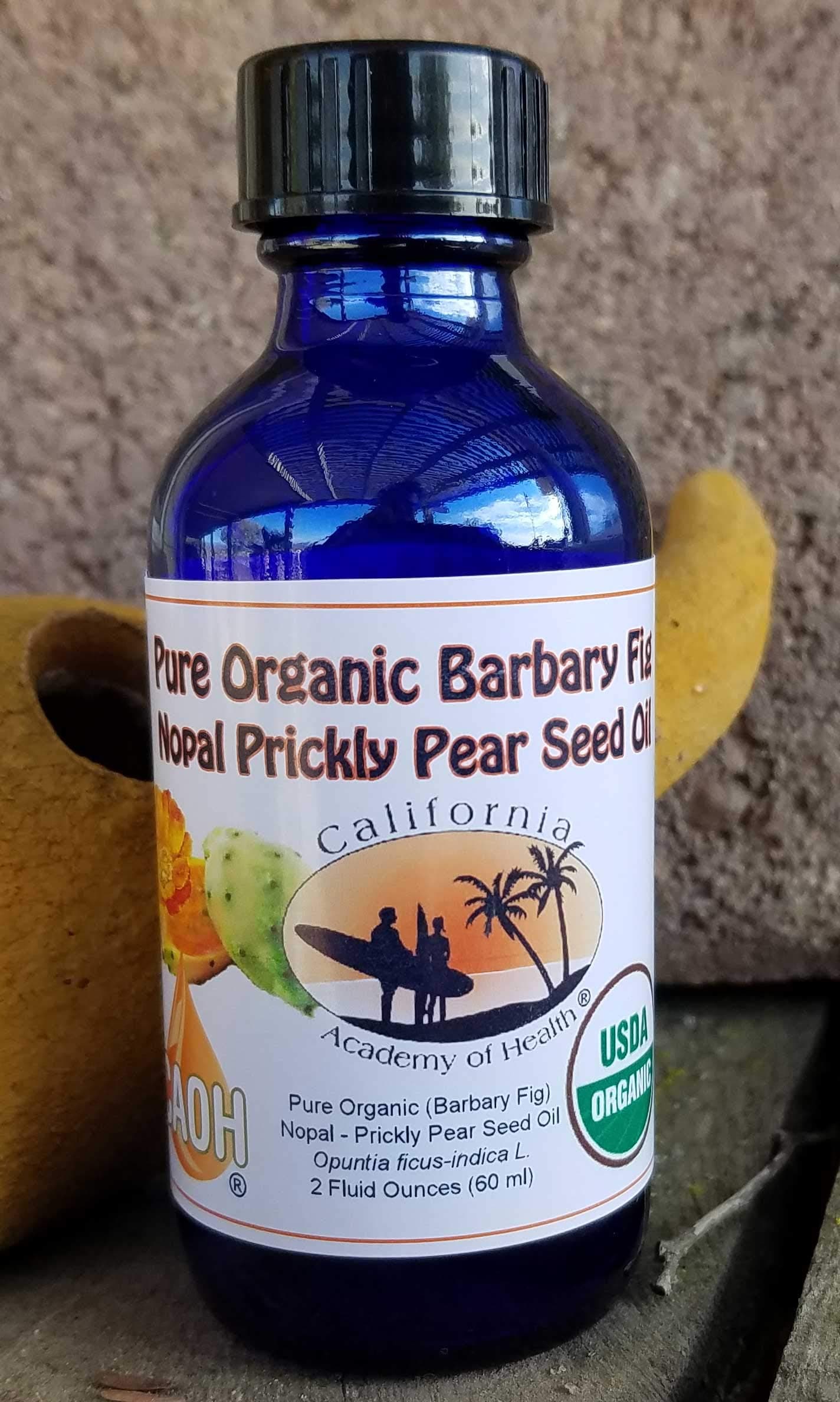 Pure Organic Raw Barbary Fig Prickly Pear Nopal Seed Oil 2 oz