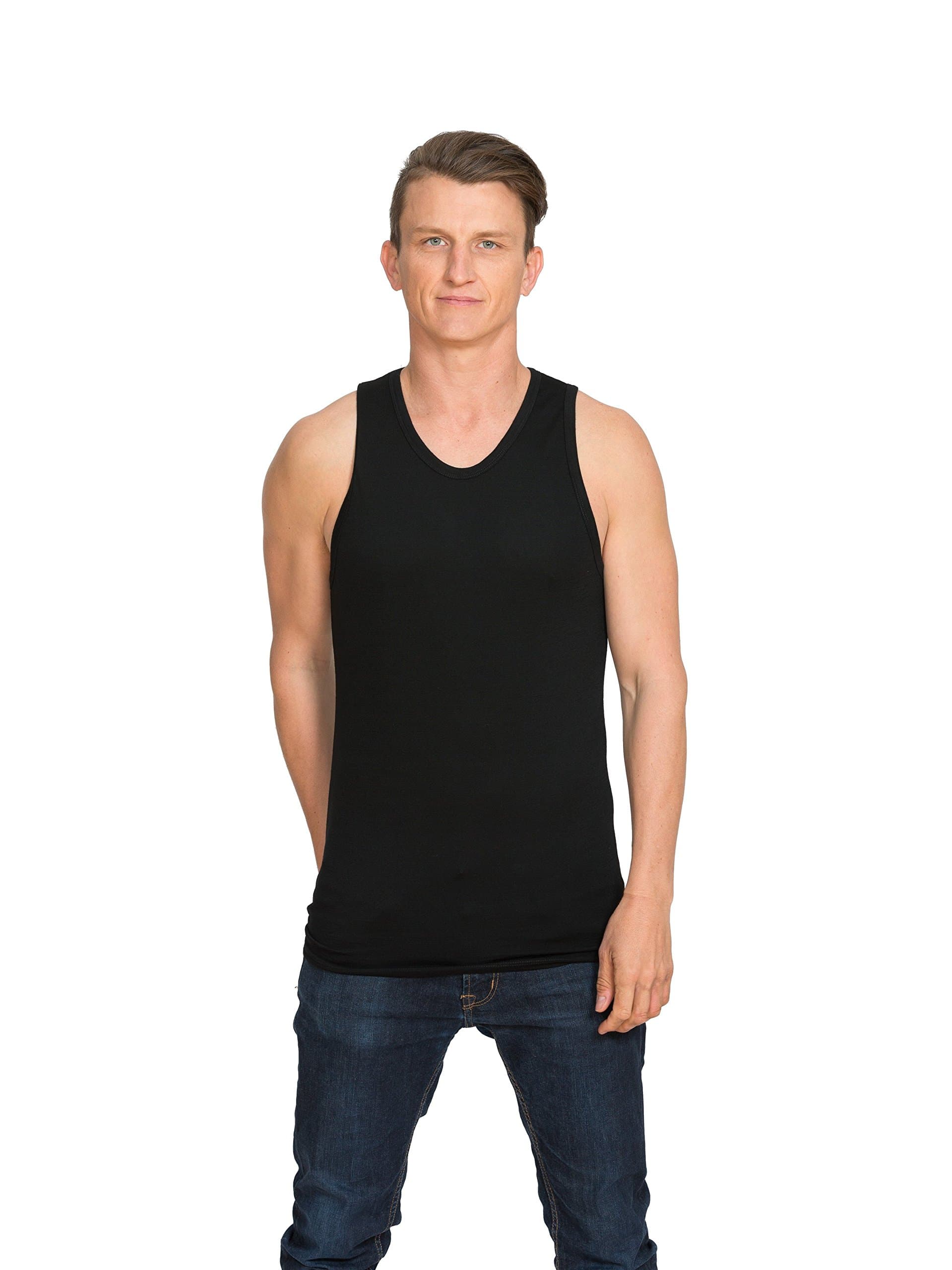 Brass Monkeys - 100% Pure Merino Wool - Vest - Made in New Zealand - Warm Men's Thermal Undershirt Sleeveless Singlet Top - Perfect for Outdoor Sports