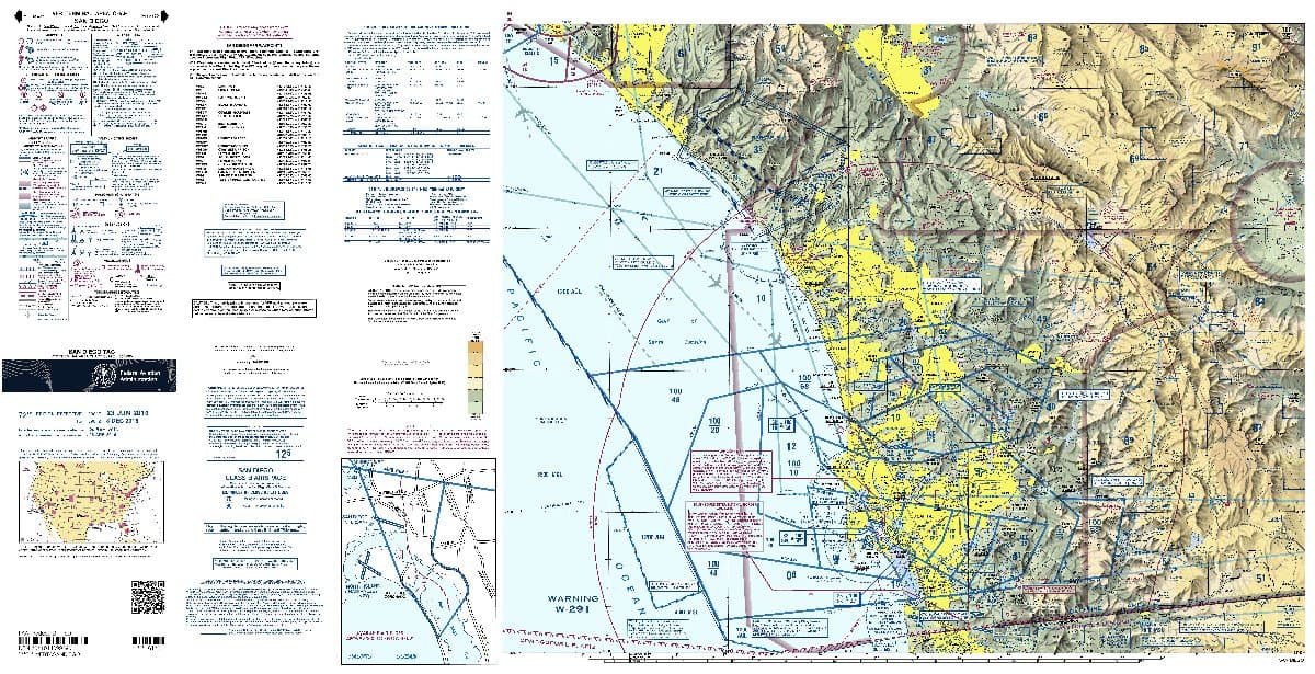 FAA Charts FAA Chart: VFR TAC SAN DIEGO TSD (Current Edition)