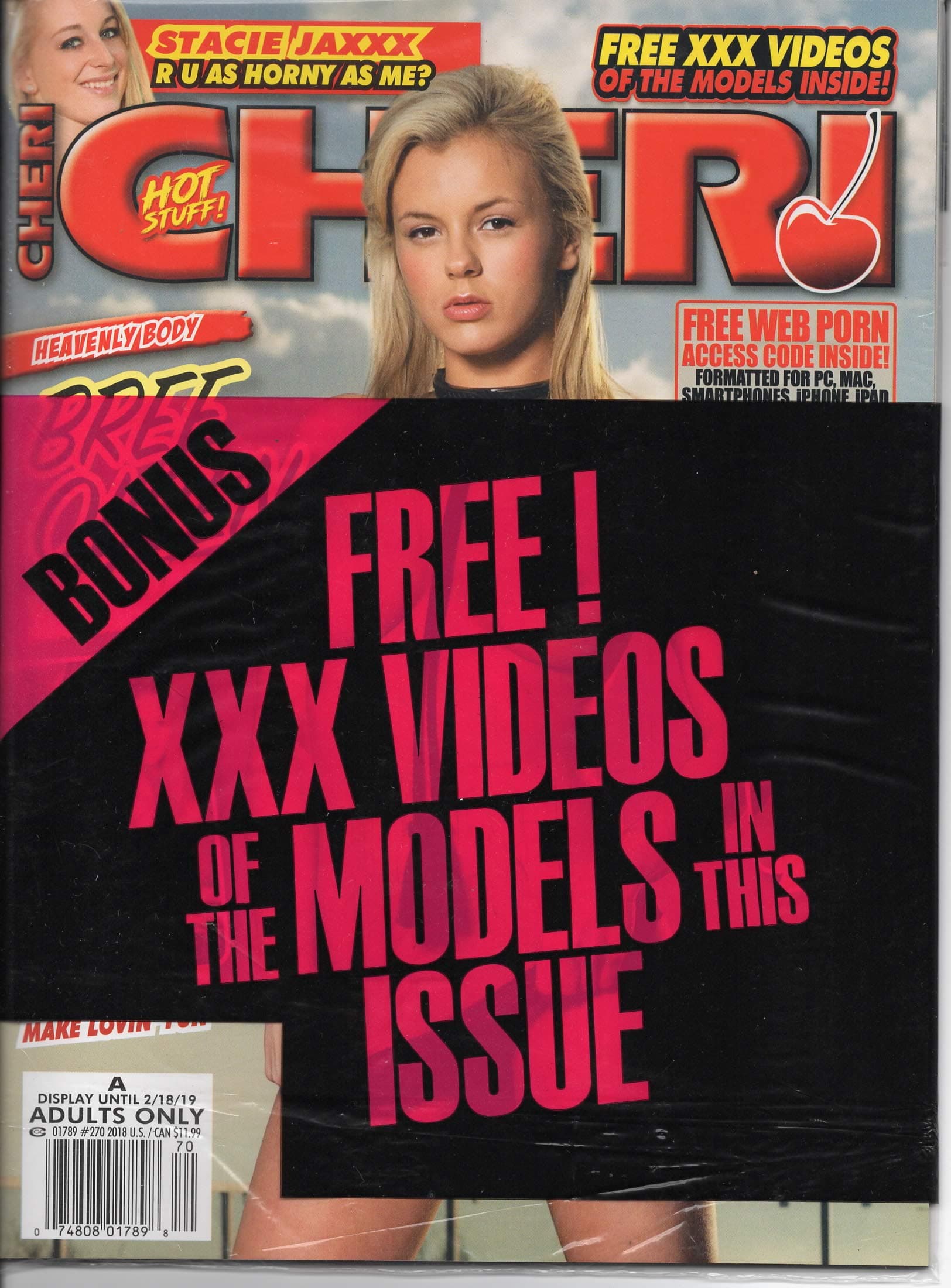 Cheri Magazine December 2018 #270 Bree Olsen Paperback