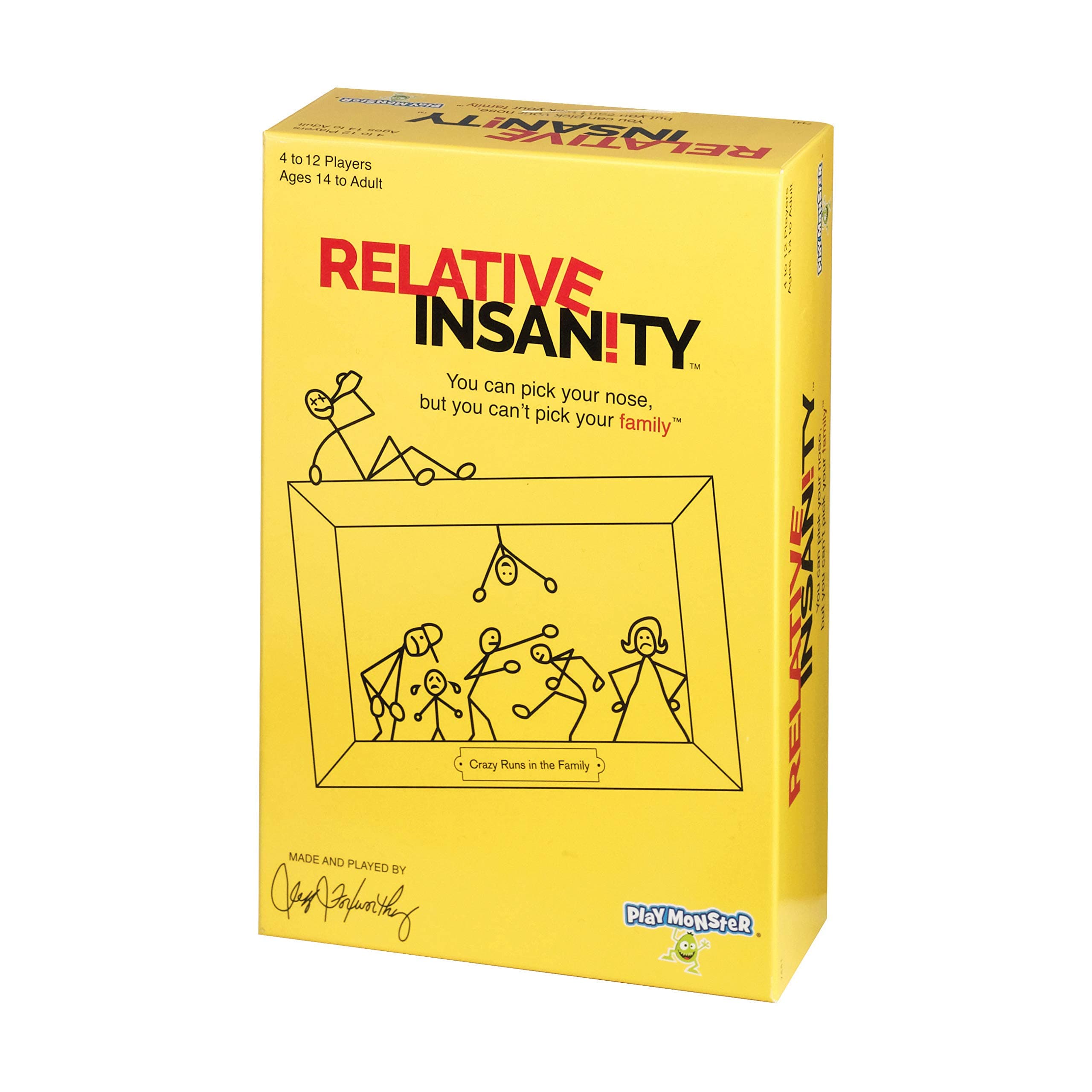 Relative Insanity - Hilarious Party Game - From Comedian Jeff Foxworthy - Ages 14+ - 4+ Players