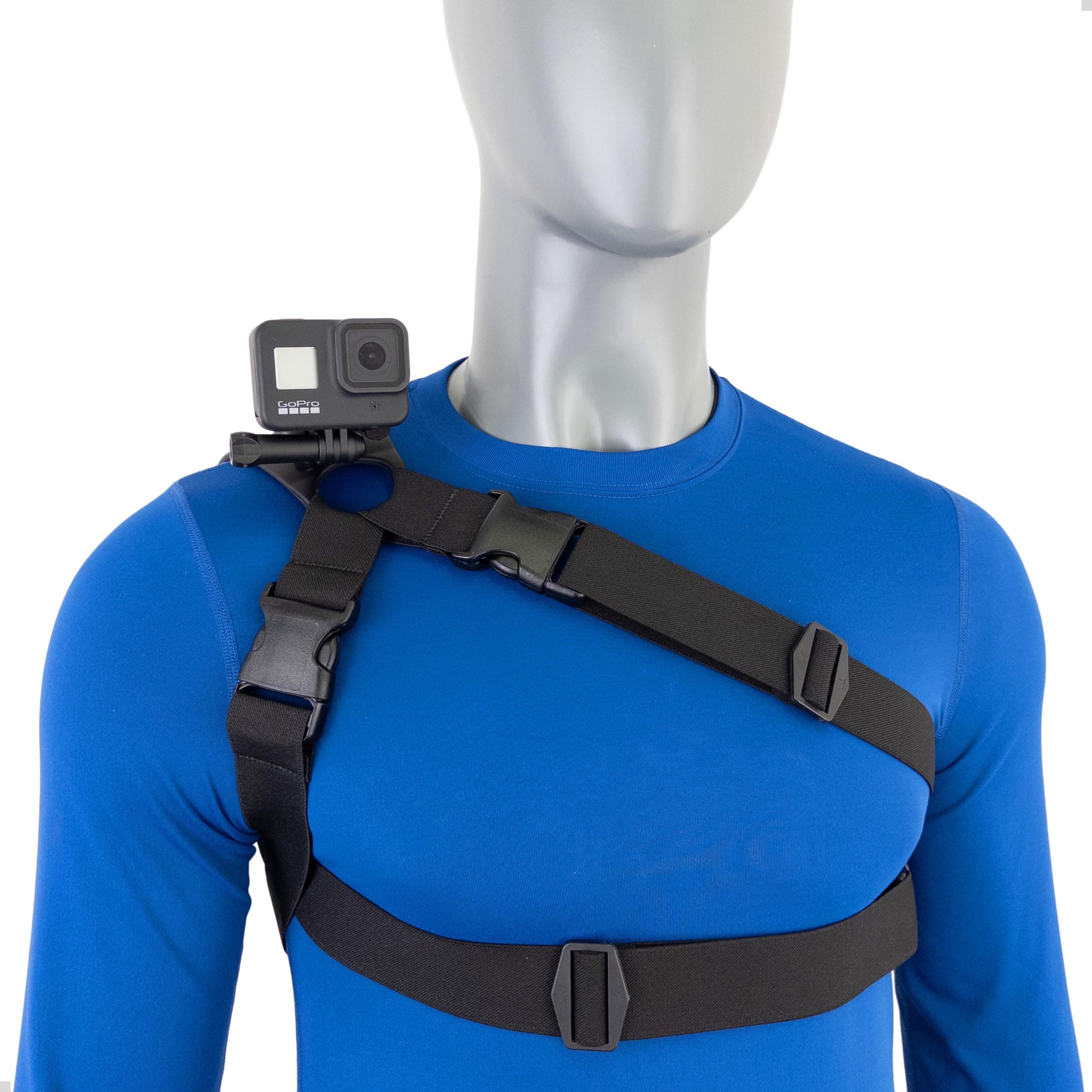 Stuntman 360 - Shoulder, Chest and Hip Harness for Action Cameras