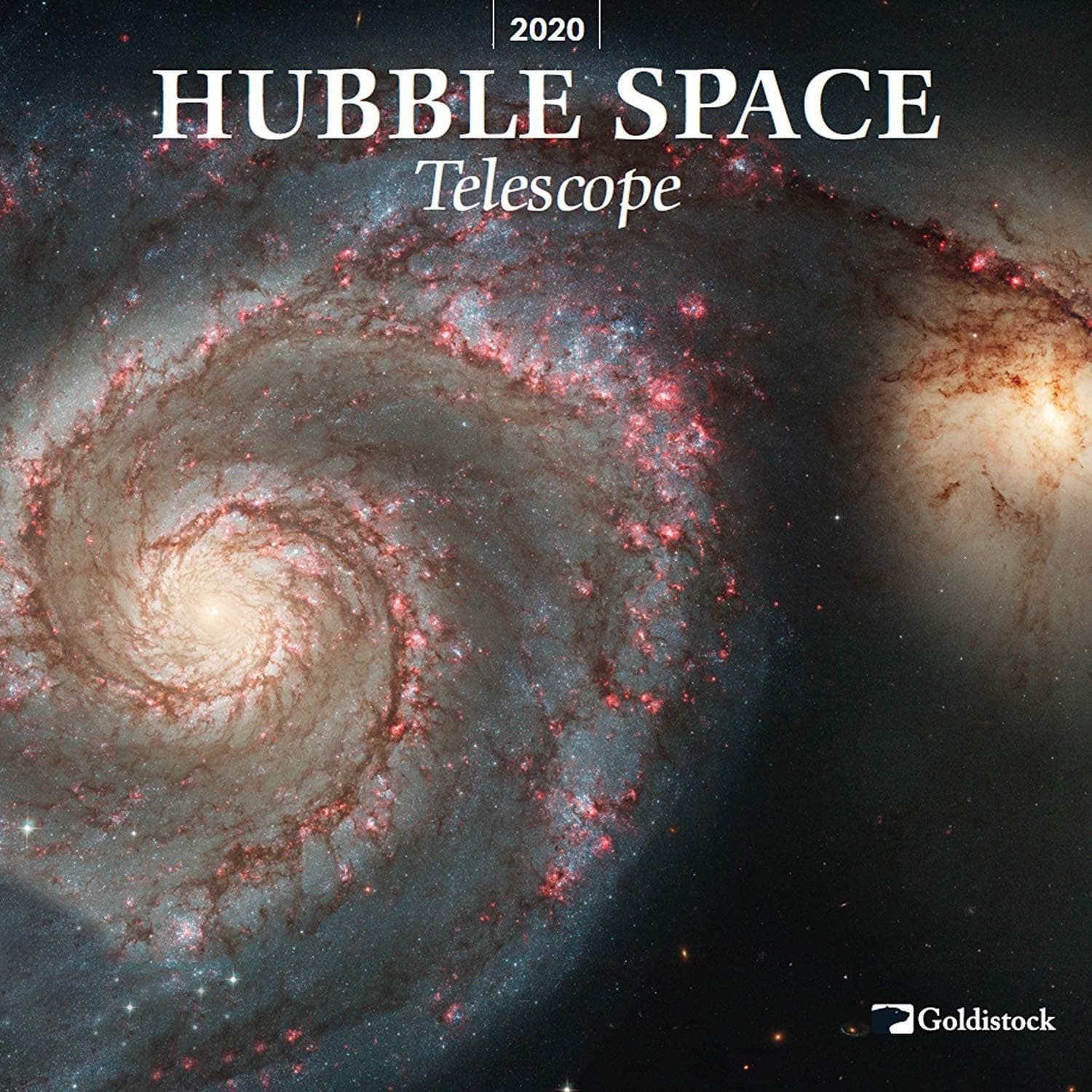Goldistock 2020 Large Wall Calendar - Hubble Space Telescope - 12" x 24" (Open) - Thick & Sturdy Paper - - Expand Your World & Your Mind