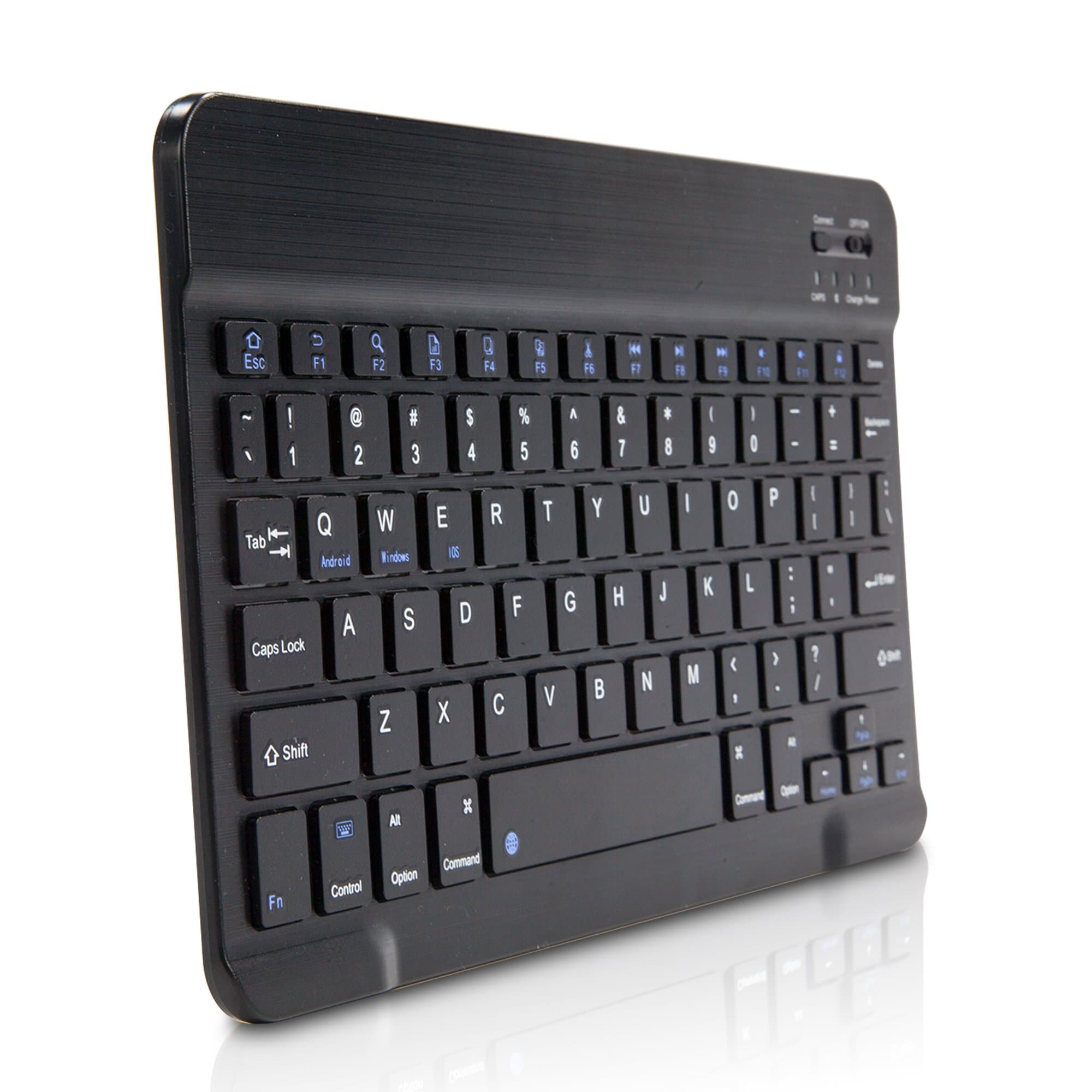 BoxWave Keyboard Compatible with Kindle Fire HDX 8.9 (3rd Gen 2013) - SlimKeys Bluetooth Keyboard, Portable Thin with Chiclet-Style Keys - Jet Black