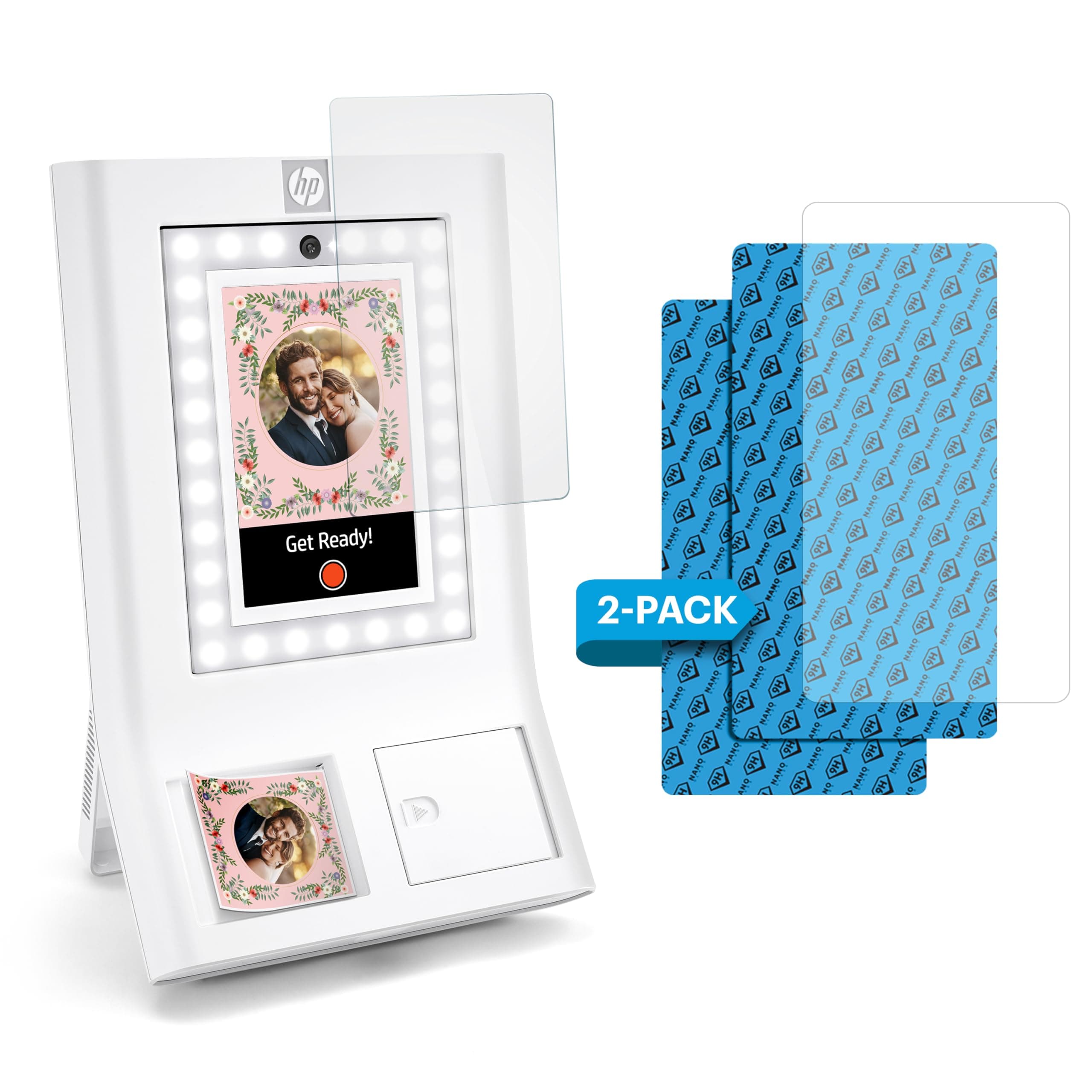 HP Sprocket Photobooth Screen Protector - 9H High-Transparency, Scratch-Resistant Screen Protector Exclusively for Use with HP Sprocket Photobooth