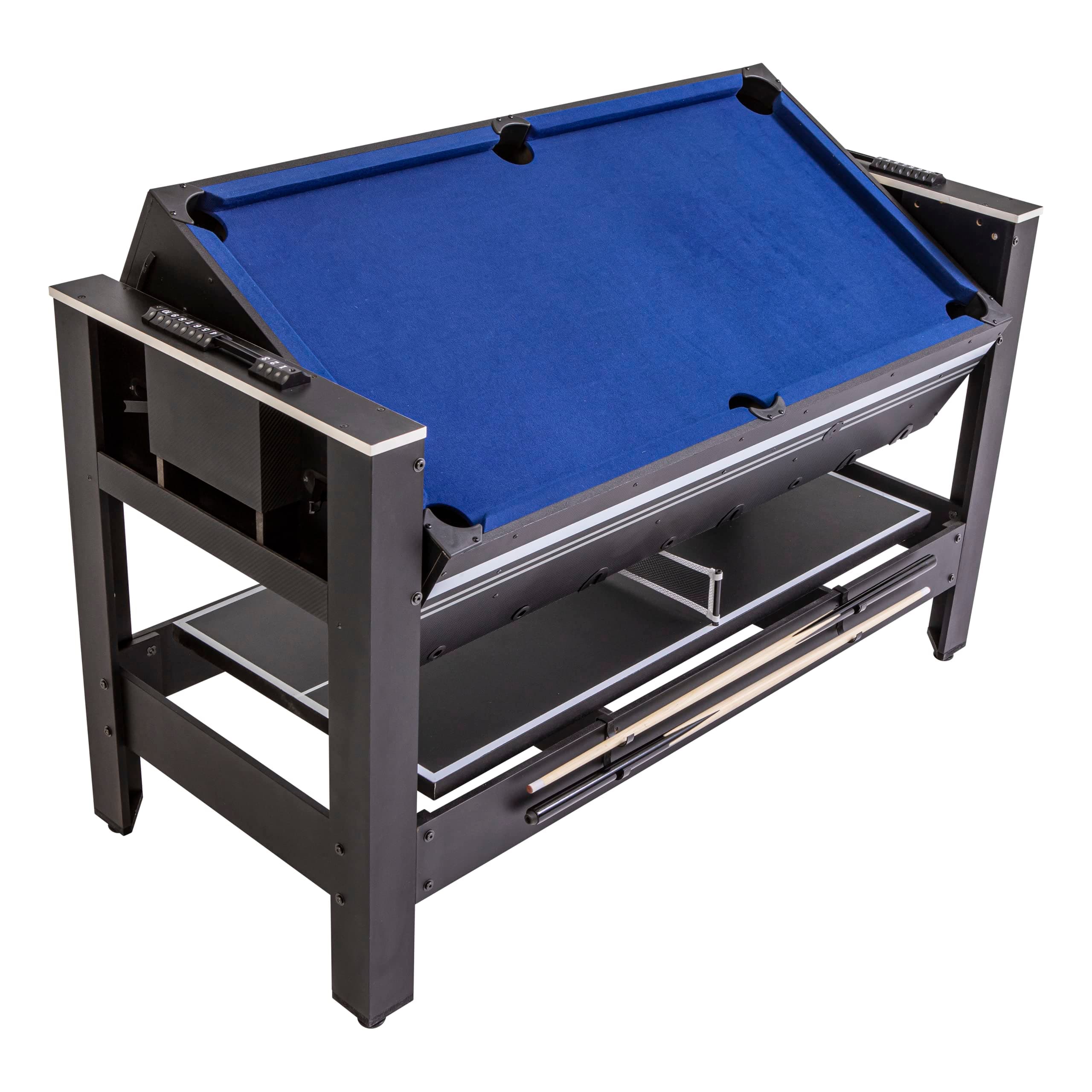 ATOMIC 54" 4-in-1 Multi-Game Swivel Table, Blue (G05000FE)