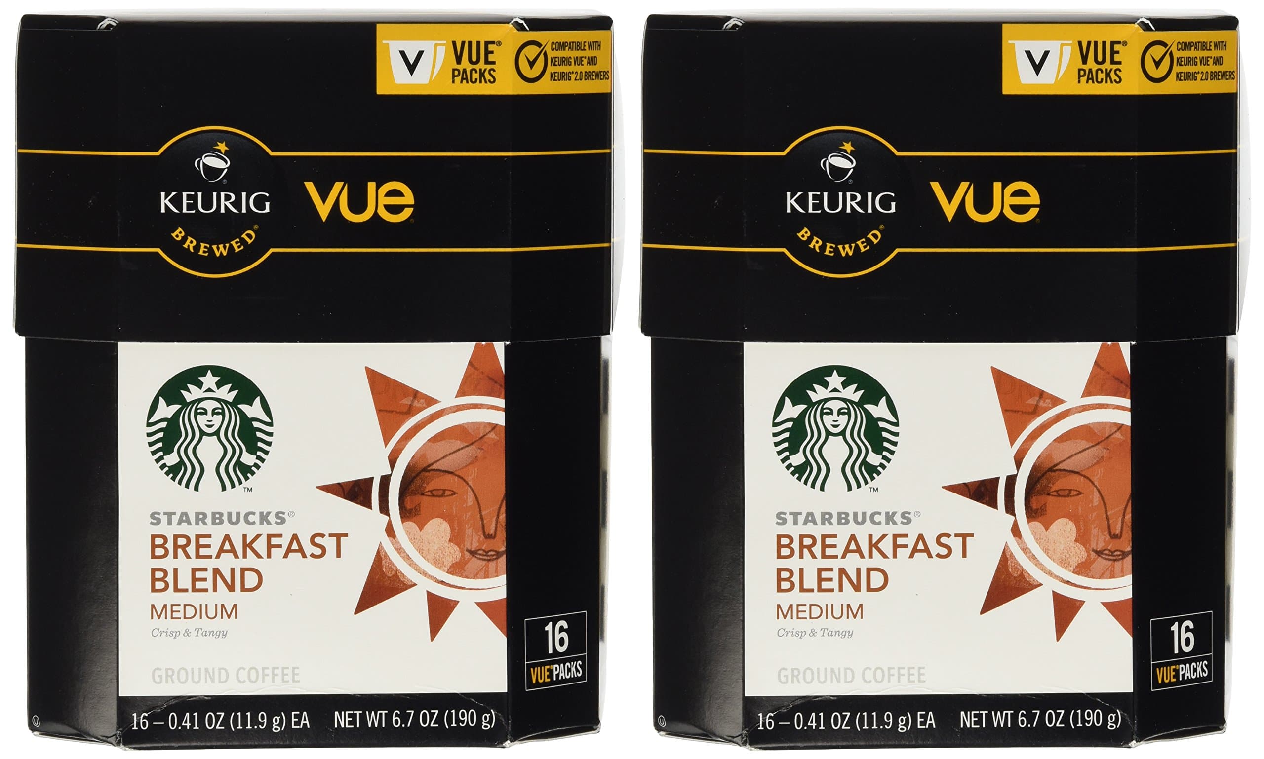 Starbucks Breakfast Blend Coffee for Keurig Vue