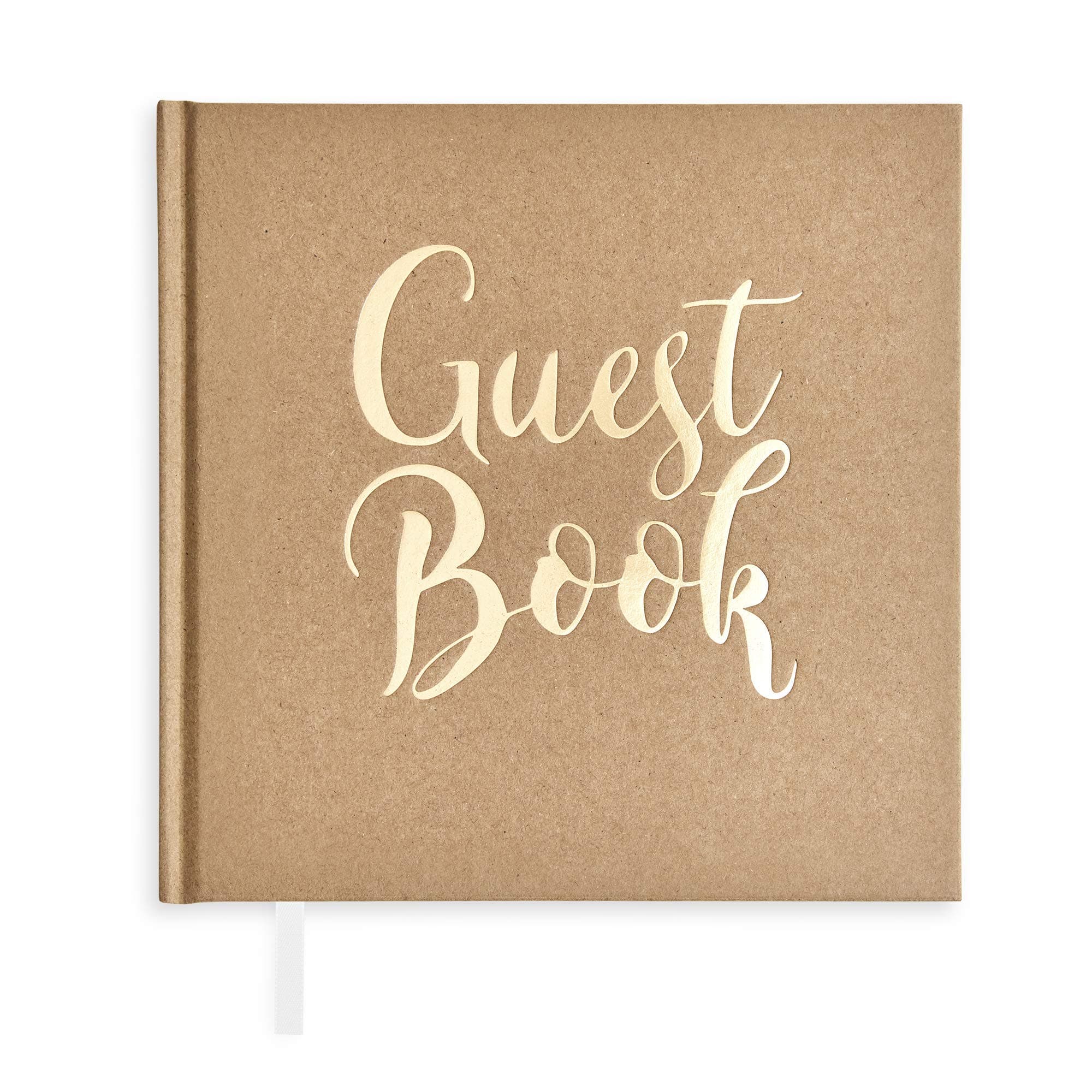 Plantvibes Luxury Guest Book, 72 Pages, Hardcover, Paper, Vintage Guest Book for Wedding, Christening or Birthday, Wedding Book, Wedding Album, Wedding Guest Book