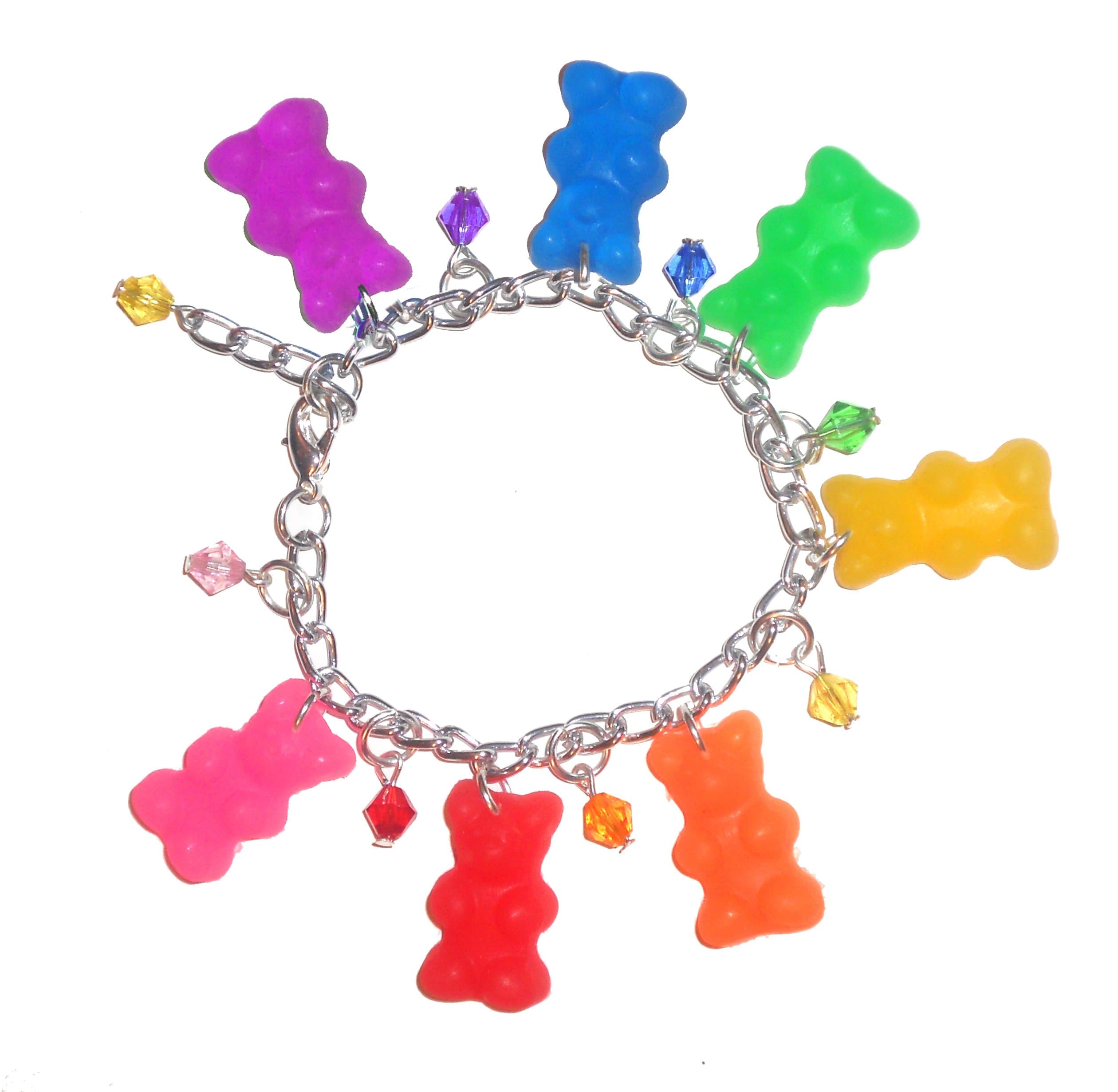 Gummy Bear Jewelry Candy Inspired Charm Bracelet