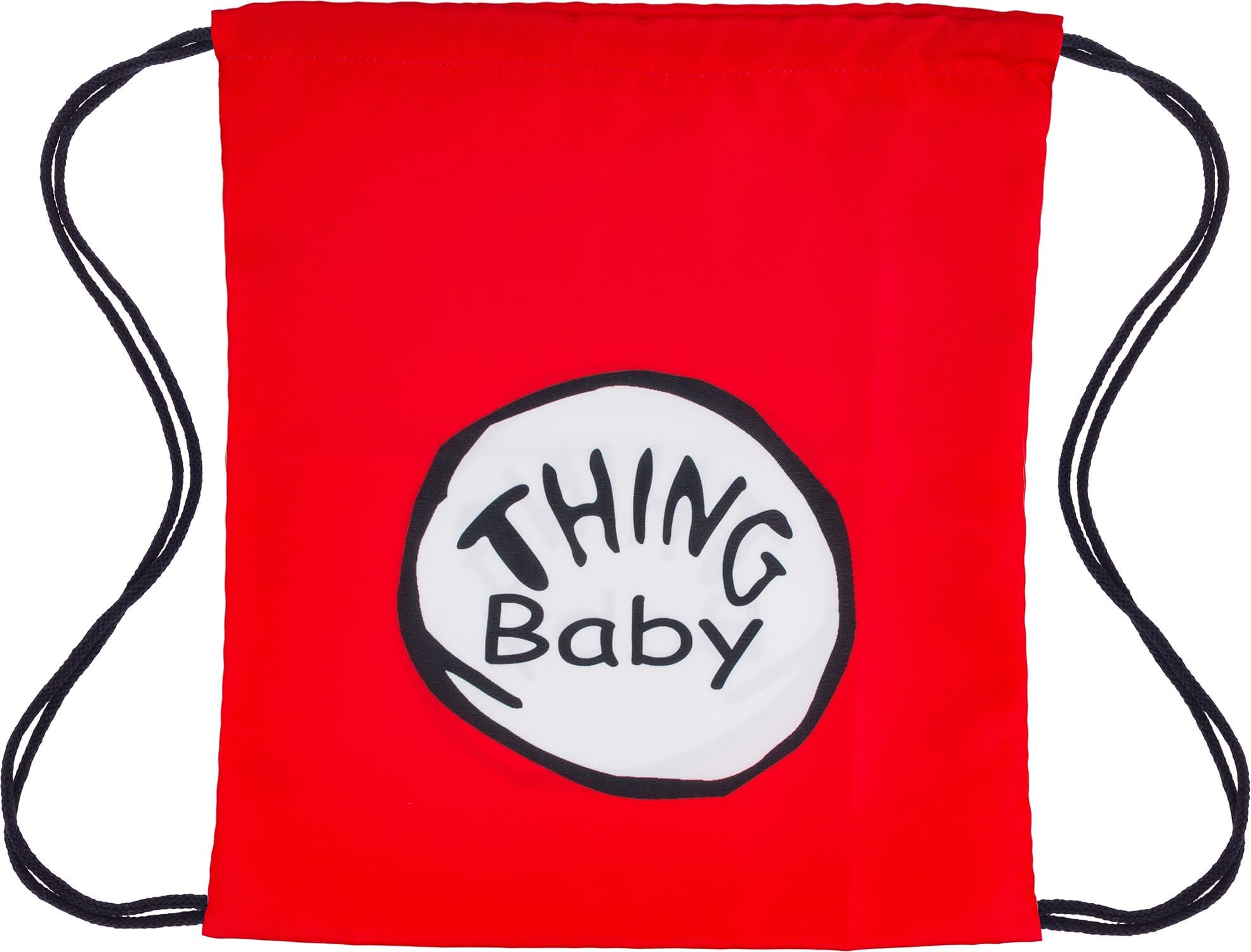 4sold Fullprint Men's Women's Kids PE Bag Teenage Thing Drawstring Bag Shoulder School Backpack Rucksack Handbag String Travel Gym (L:36cm*H:39cm, Red Thing Baby)