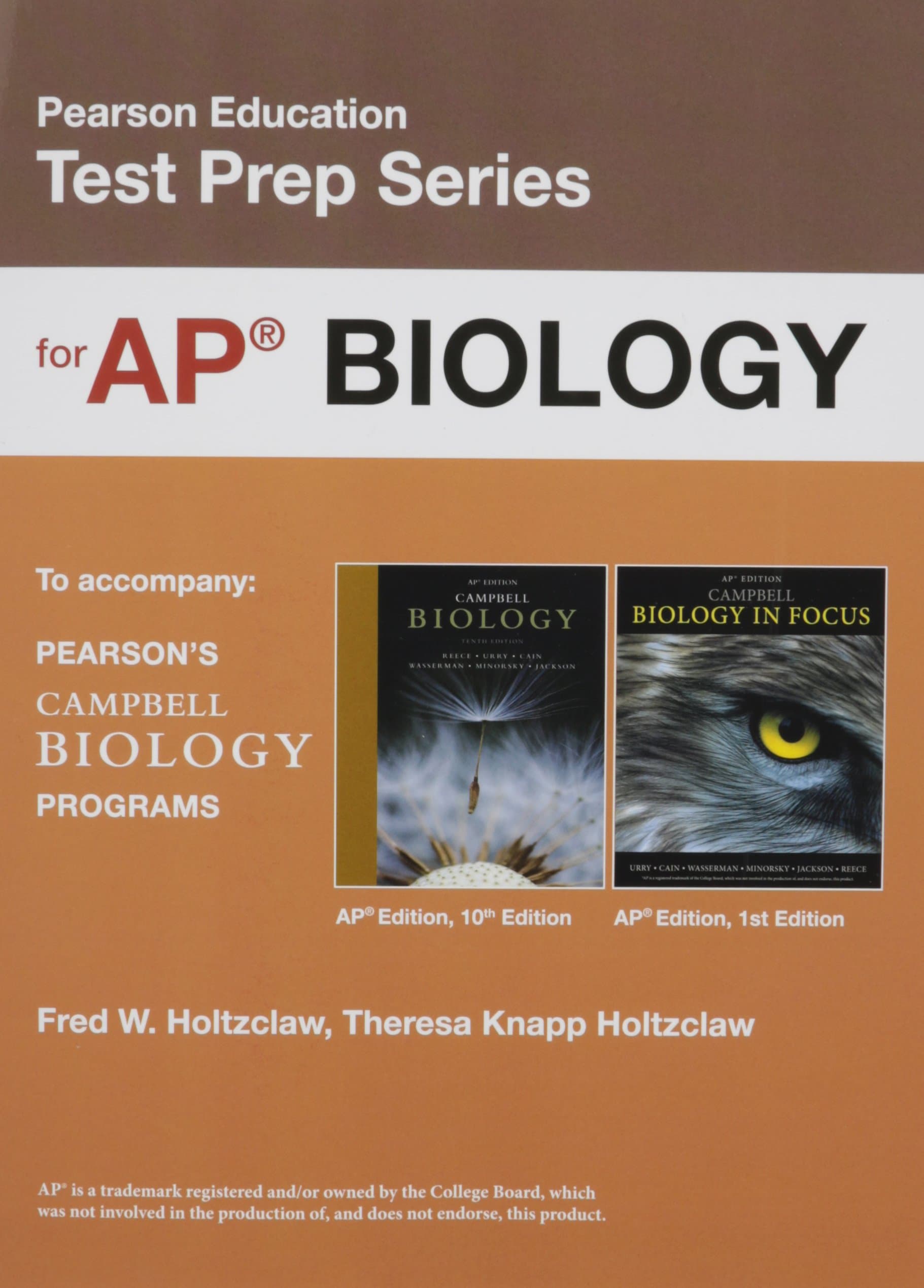 Preparing for the Biology AP* Exam (School Edition) (Pearson Education Test Prep) Paperback – 20 Aug. 2015