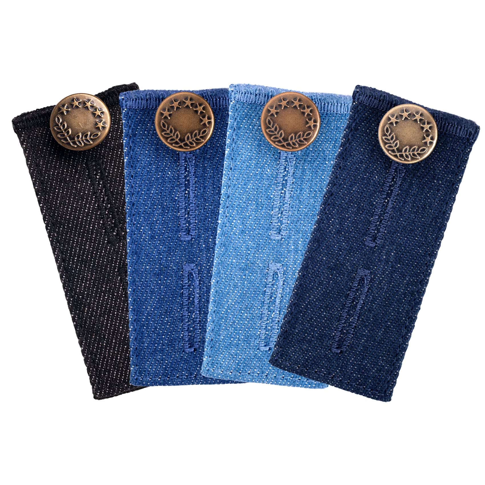Button Extenders for Pants - 4pcs Waist Extenders for Men, Women & Pregnancy Jeans