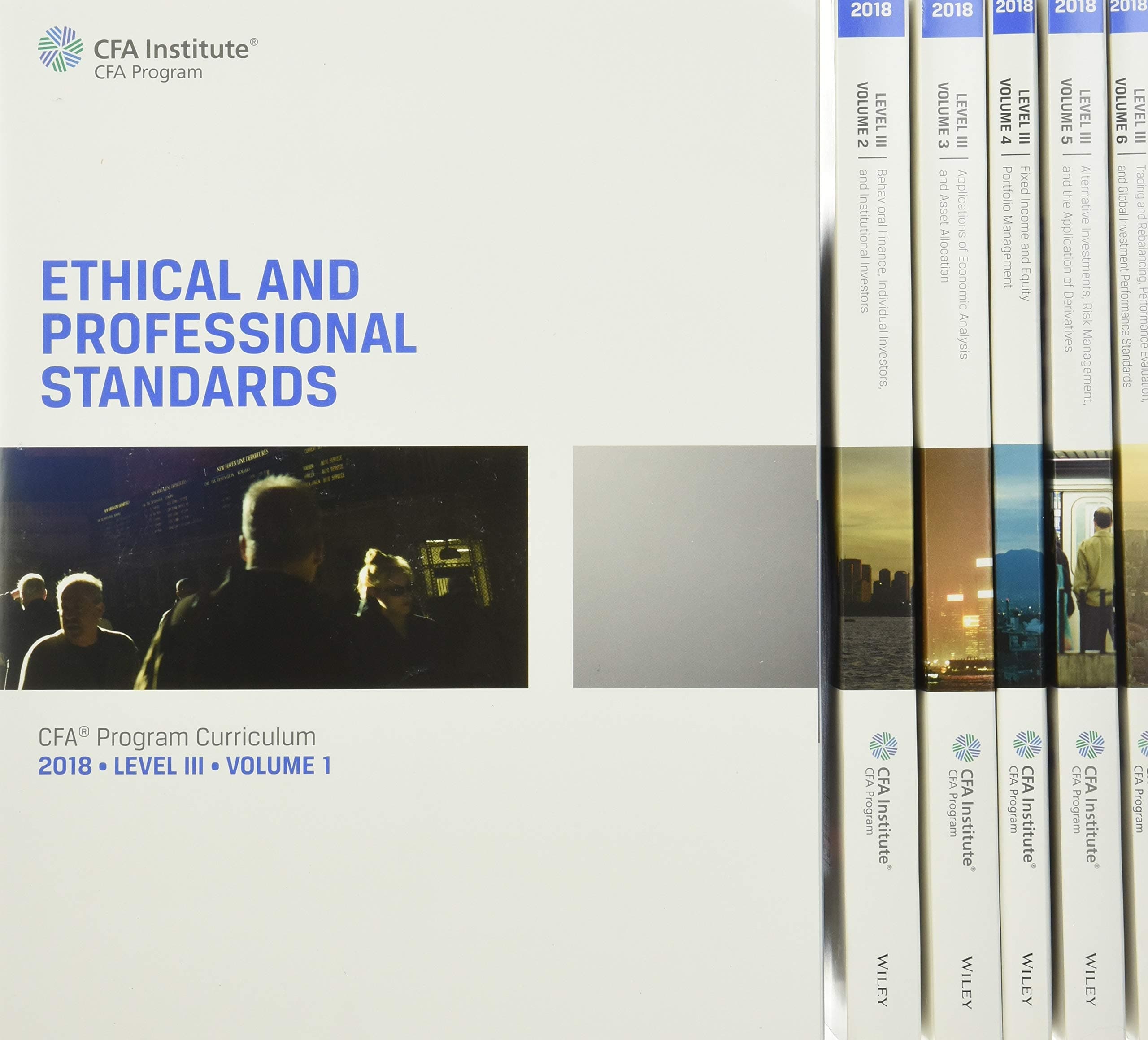 CFA Program Curriculum 2018 Level III Volumes 1-6 Box Set (CFA Curriculum 2018) 1st Edition