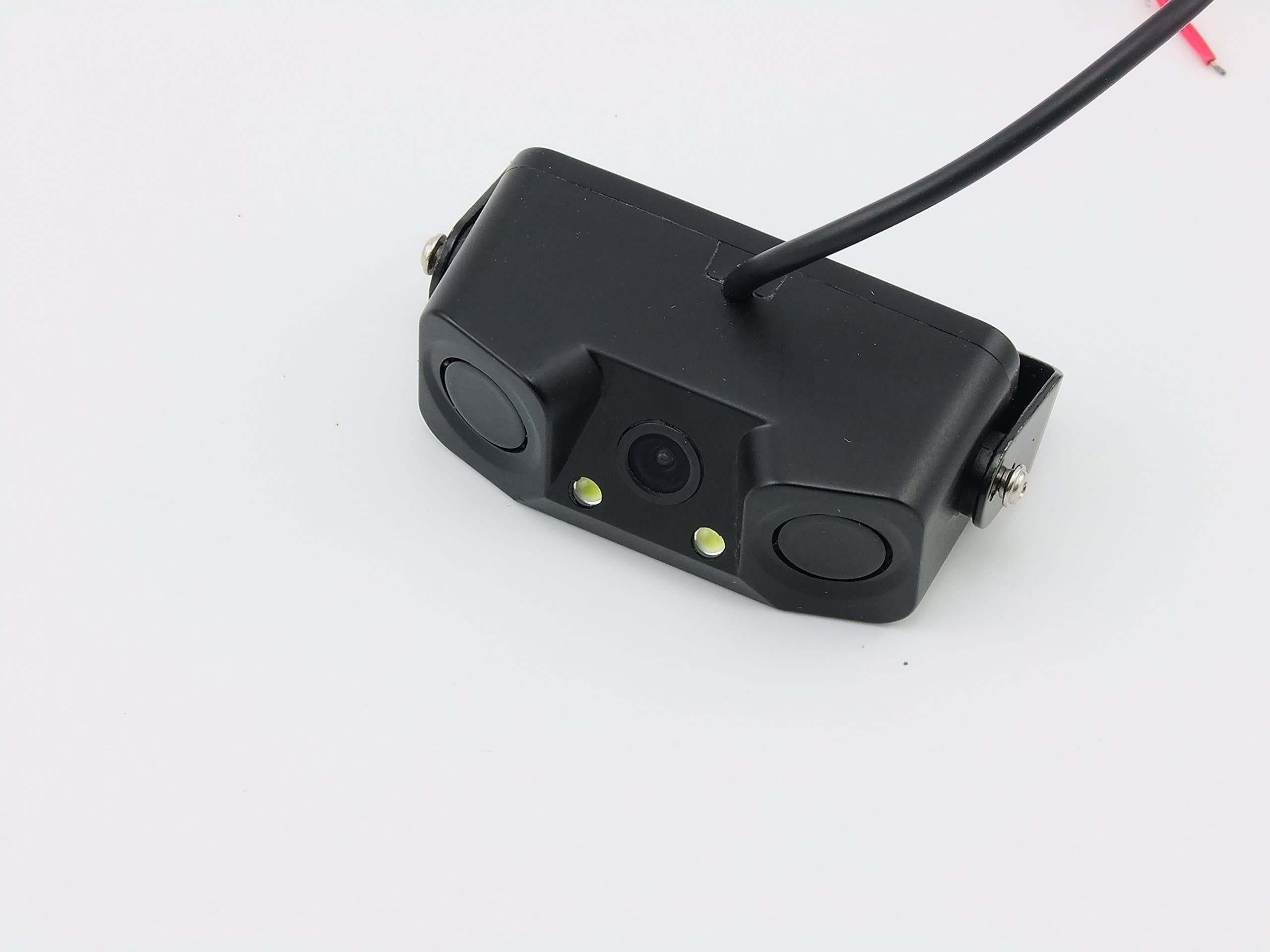 DONN , 3 in1 Car Parking Assistant System, Dual Sound with Reversing Radar Sensor, Rear View Camera (Black)