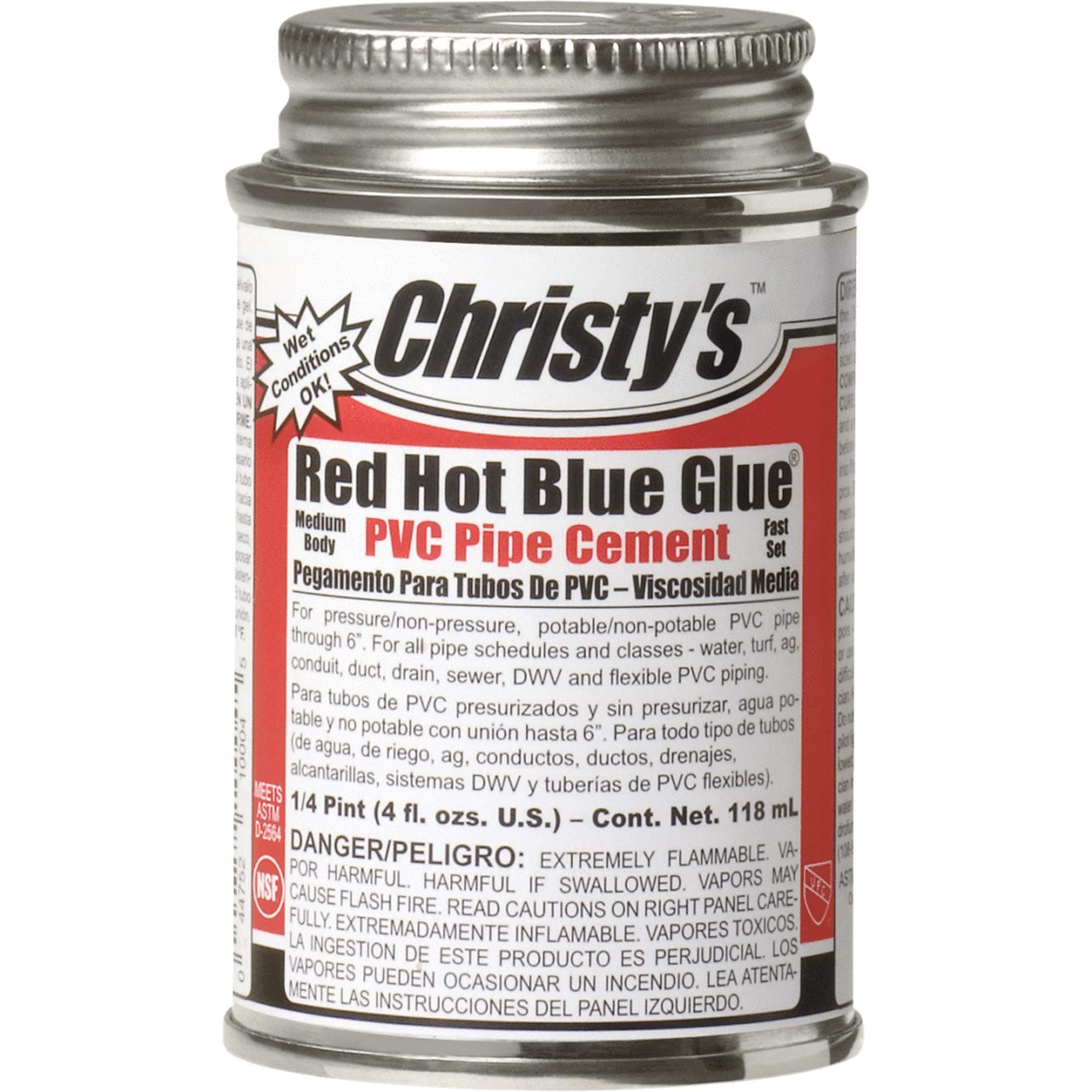 RH-RHBG-QP 4oz Blue PVC Cement