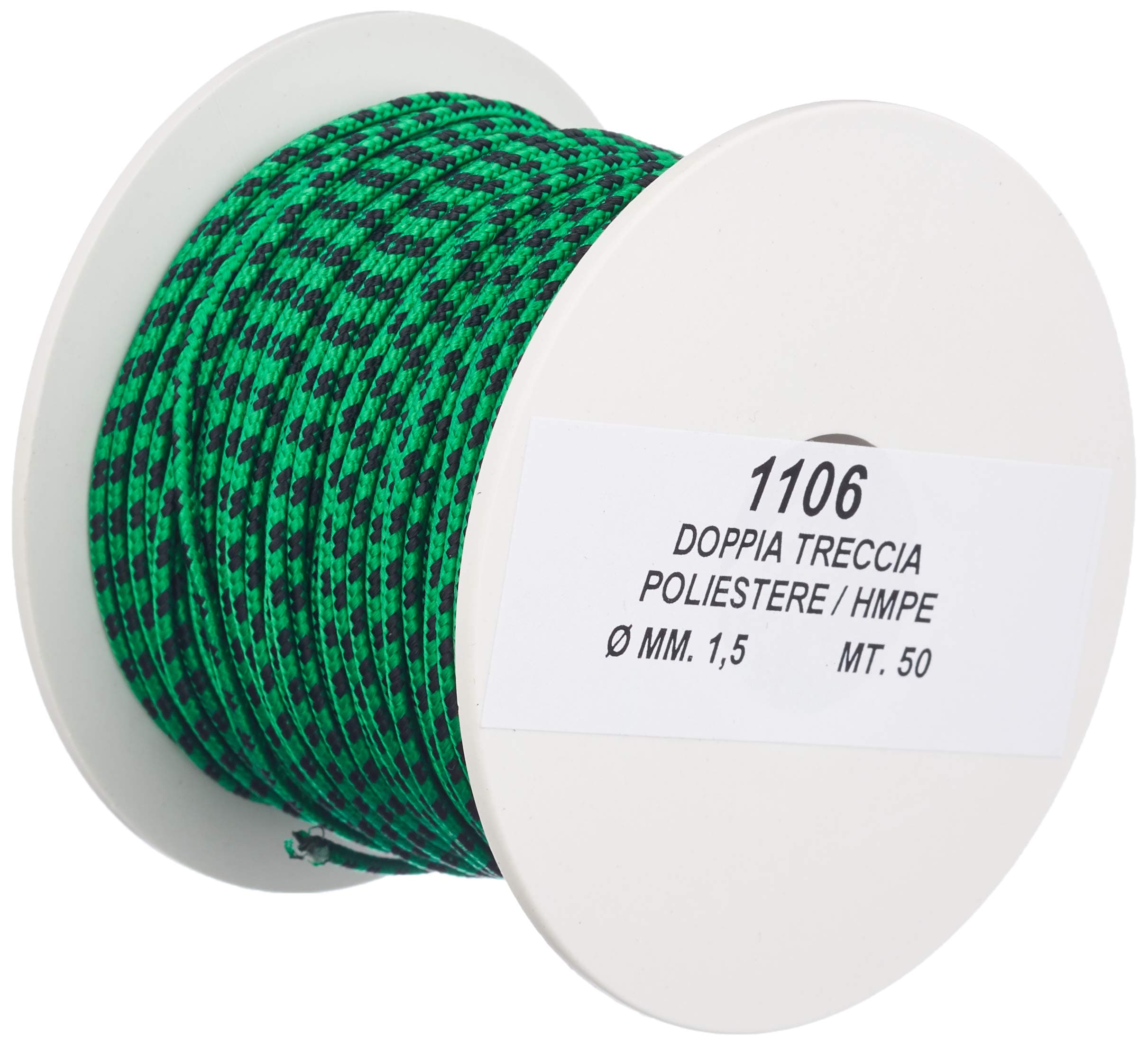 Best divers codline Dyneema SK75, ø1.5 mm, Spool, 50 M, Green